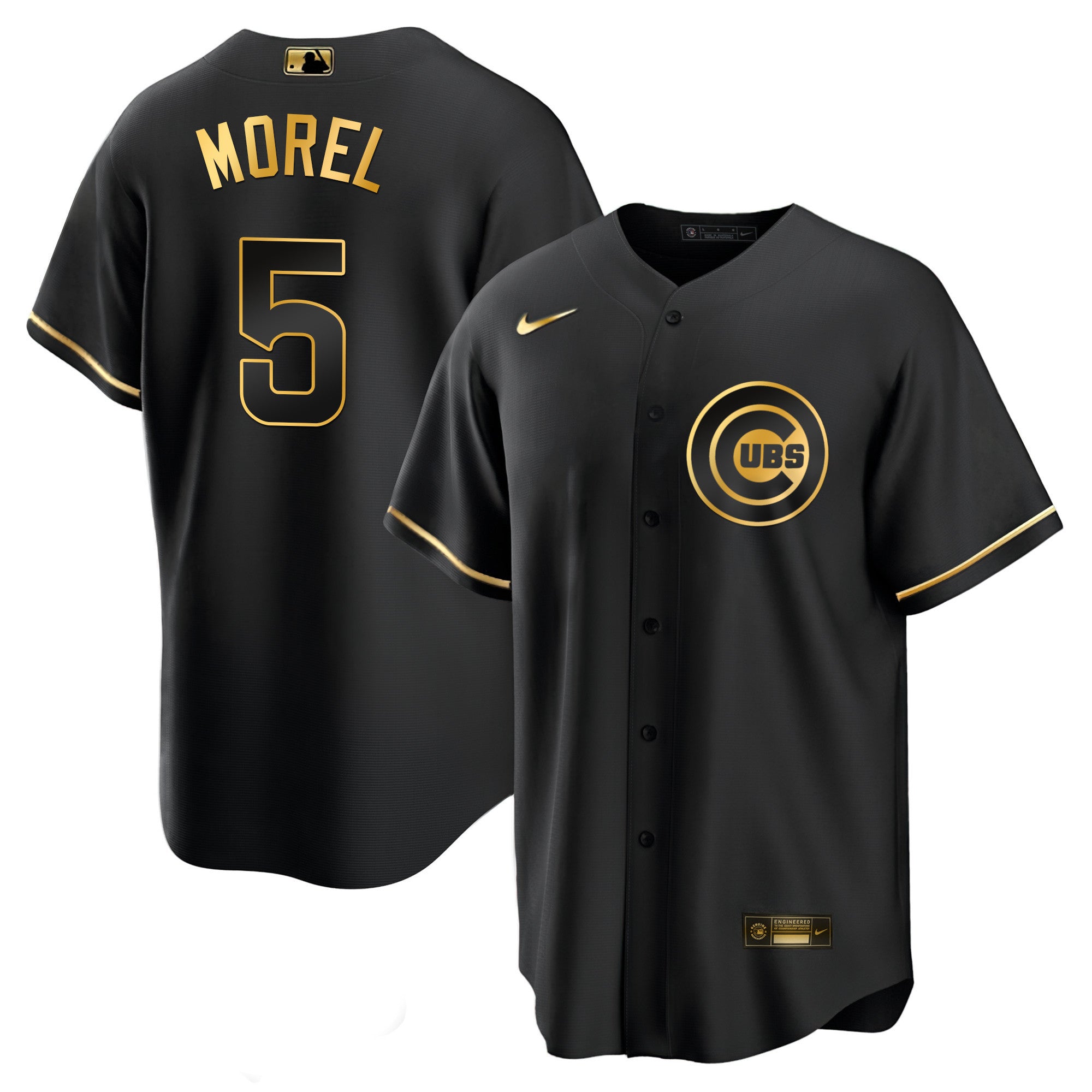 Men’s Chicago Black Limited & Gold Jersey