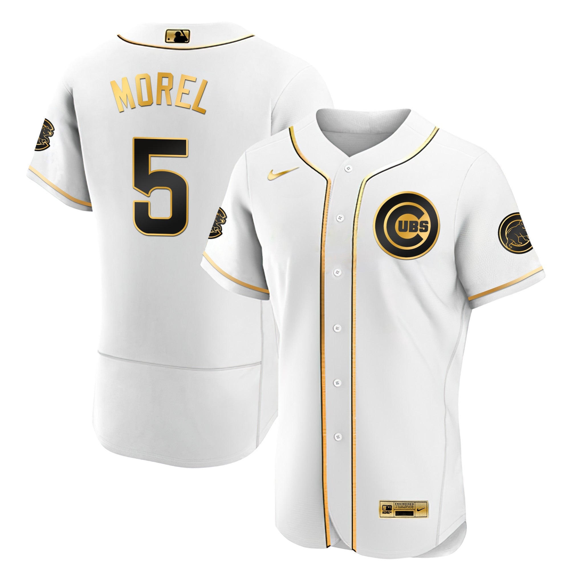 Men’s Chicago Black Limited & Gold Jersey
