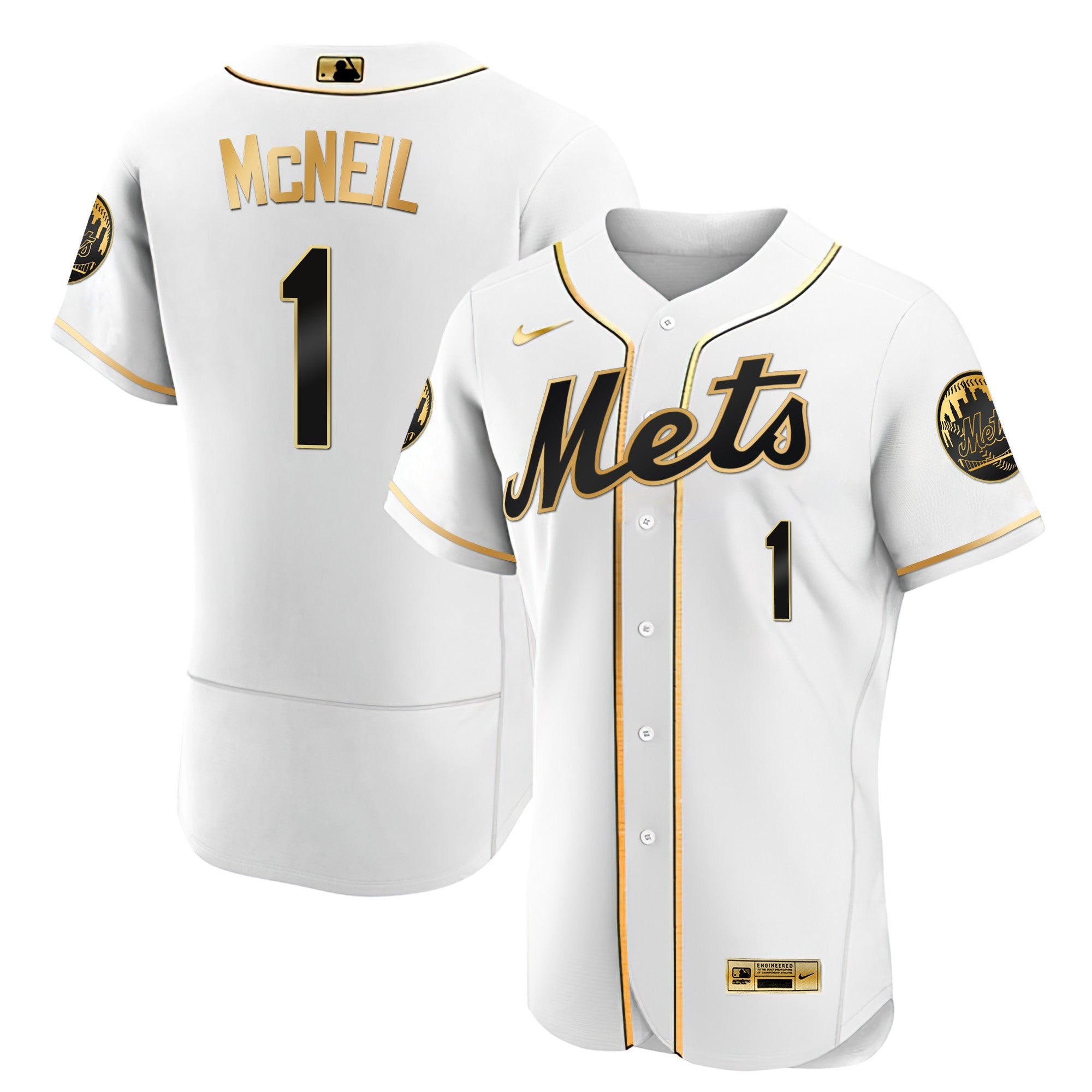 Men’s New York Black Limited & Gold Jersey