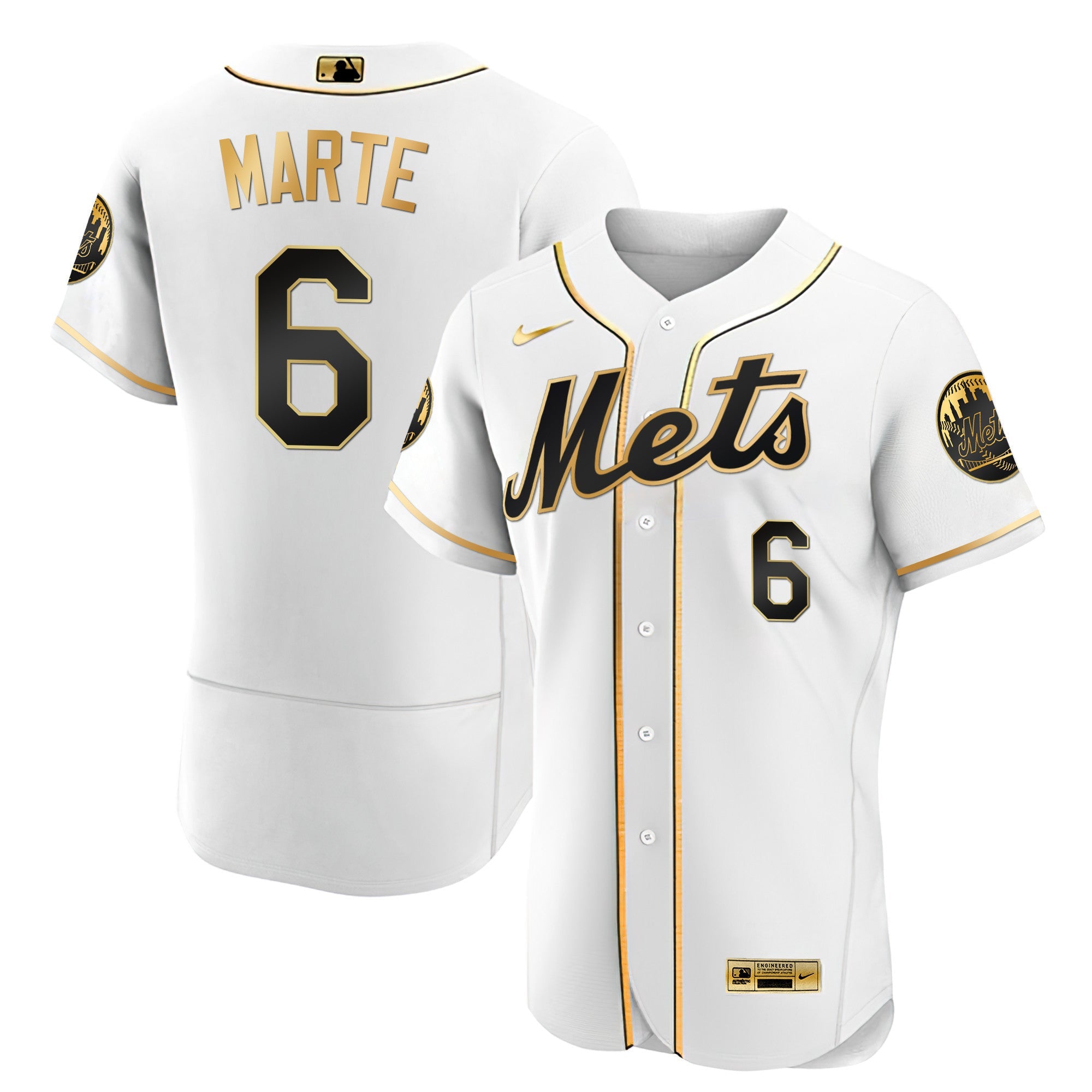 Men’s New York Black Limited & Gold Jersey