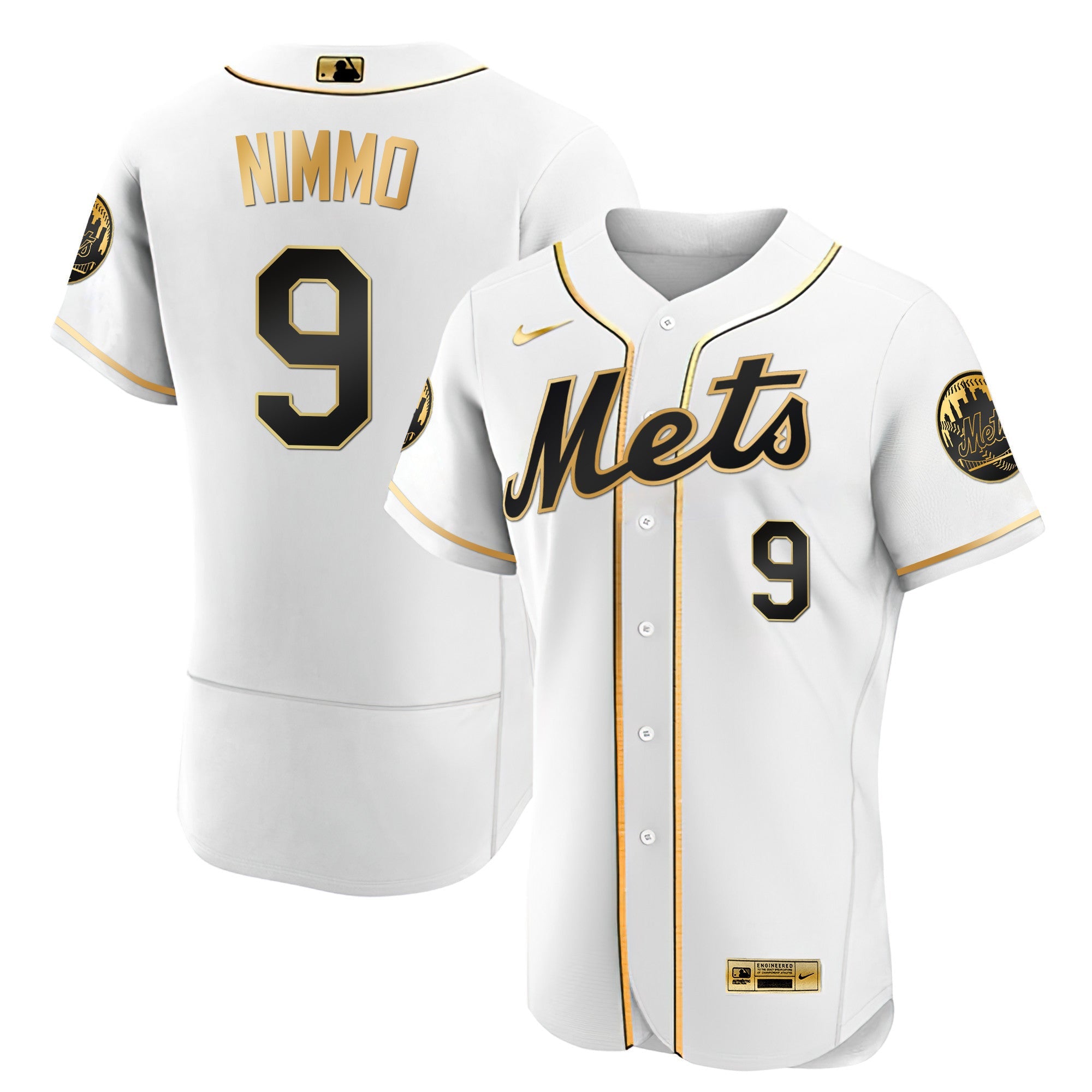 Men’s New York Black Limited & Gold Jersey