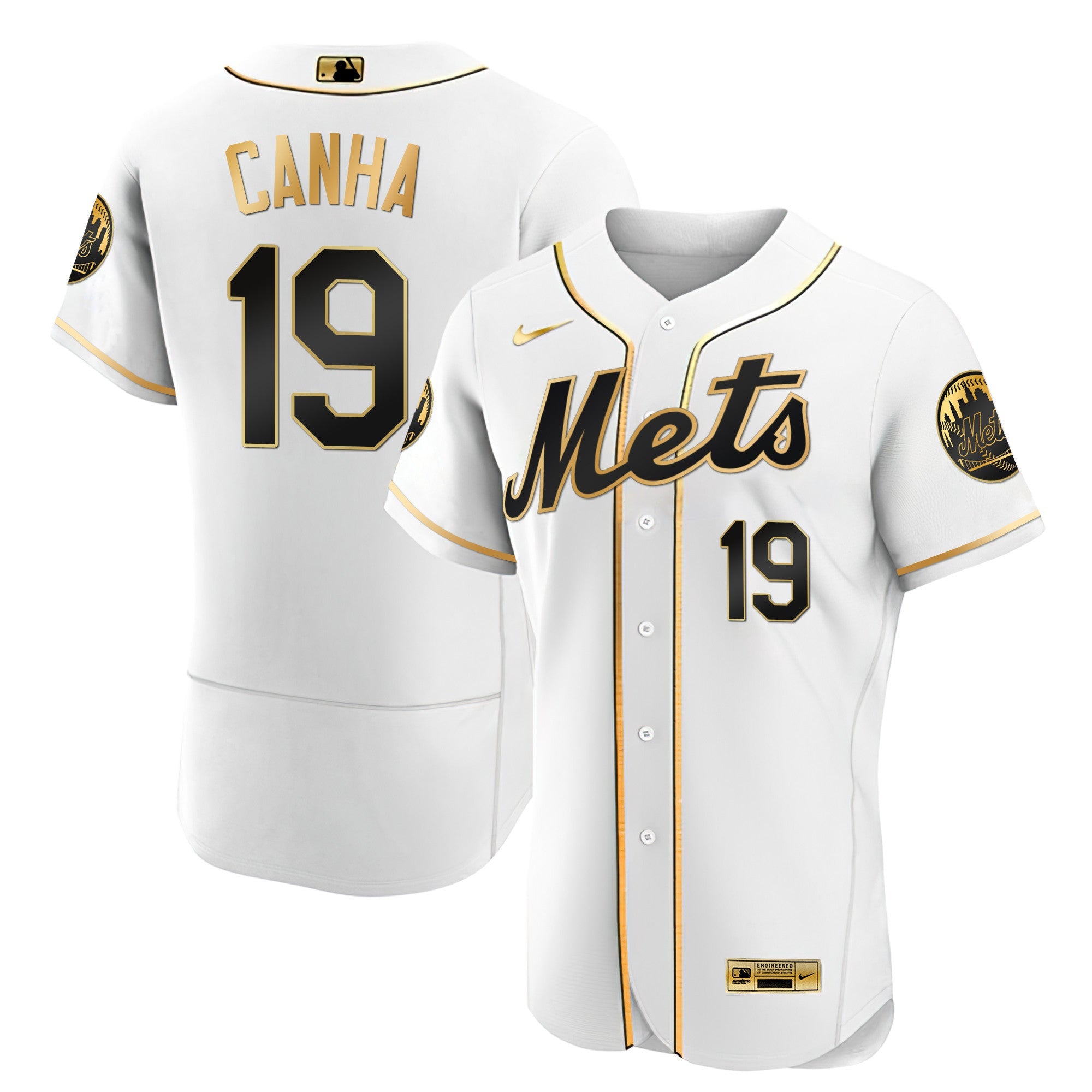 Men’s New York Black Limited & Gold Jersey