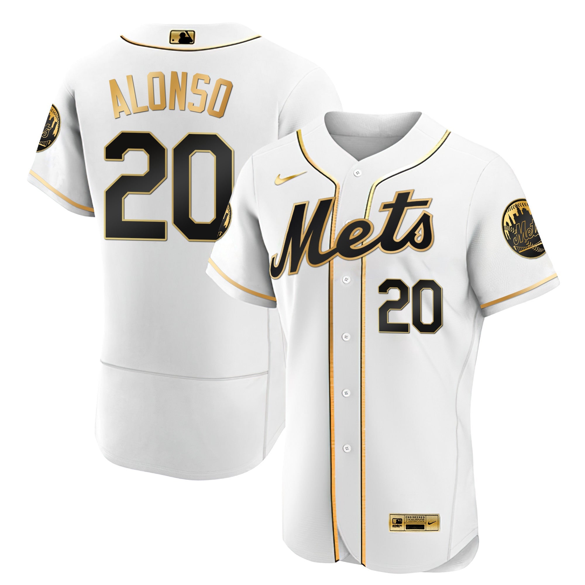 Men’s New York Black Limited & Gold Jersey