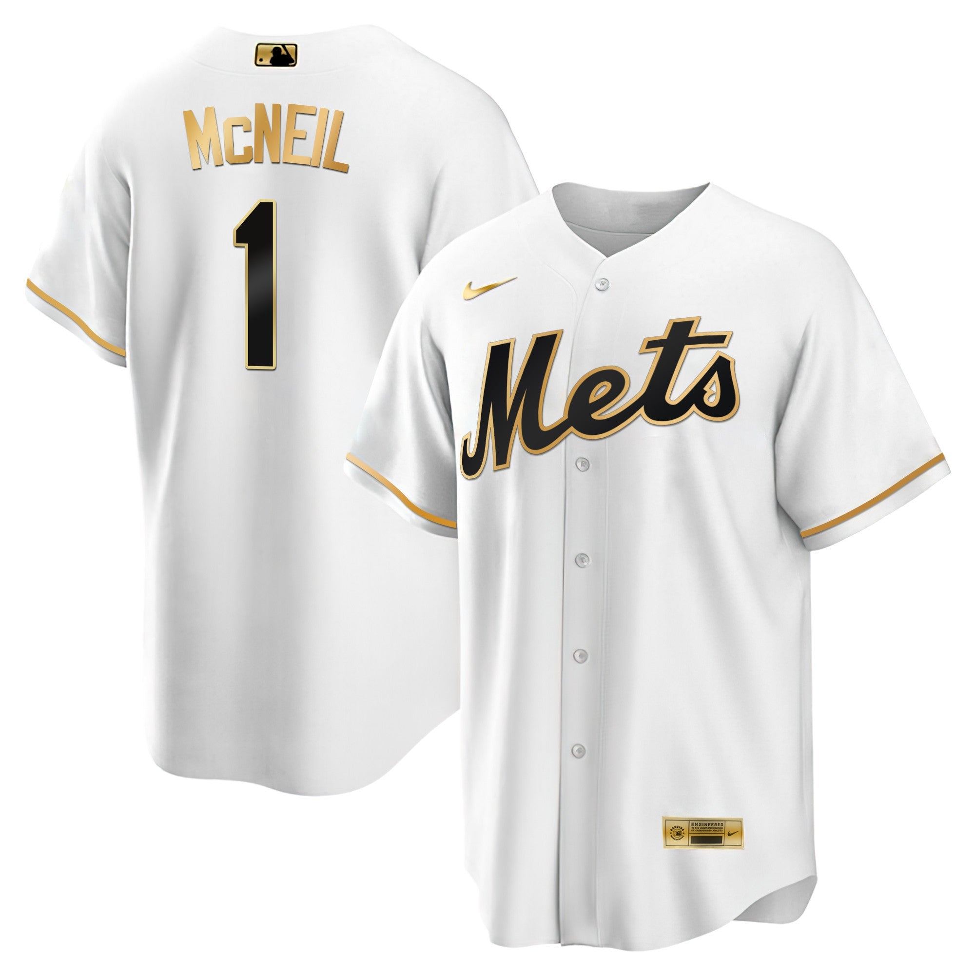 Men’s New York Black Limited & Gold Jersey