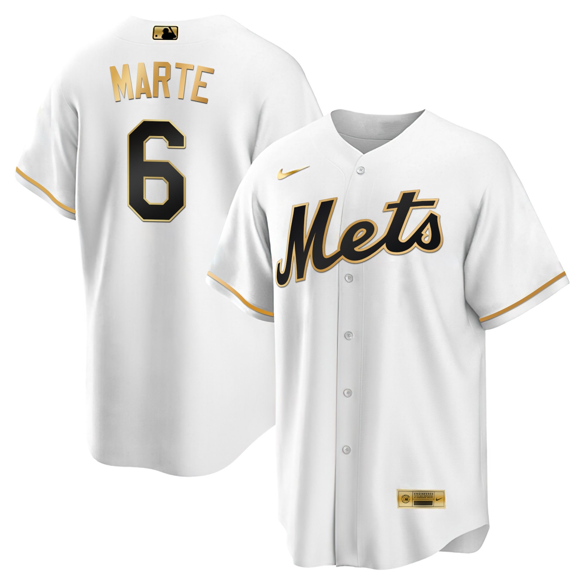 Men’s New York Black Limited & Gold Jersey