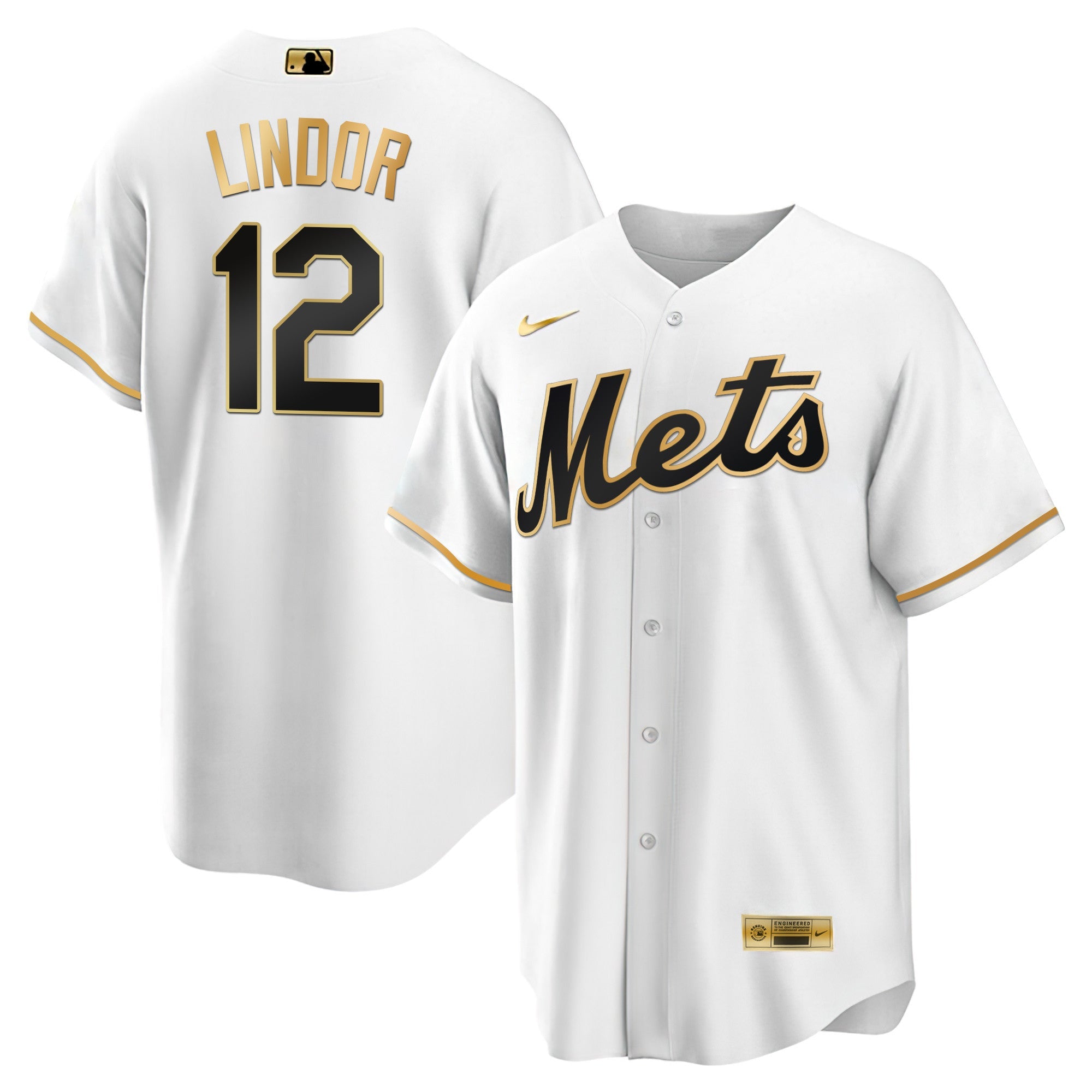 Men’s New York Black Limited & Gold Jersey