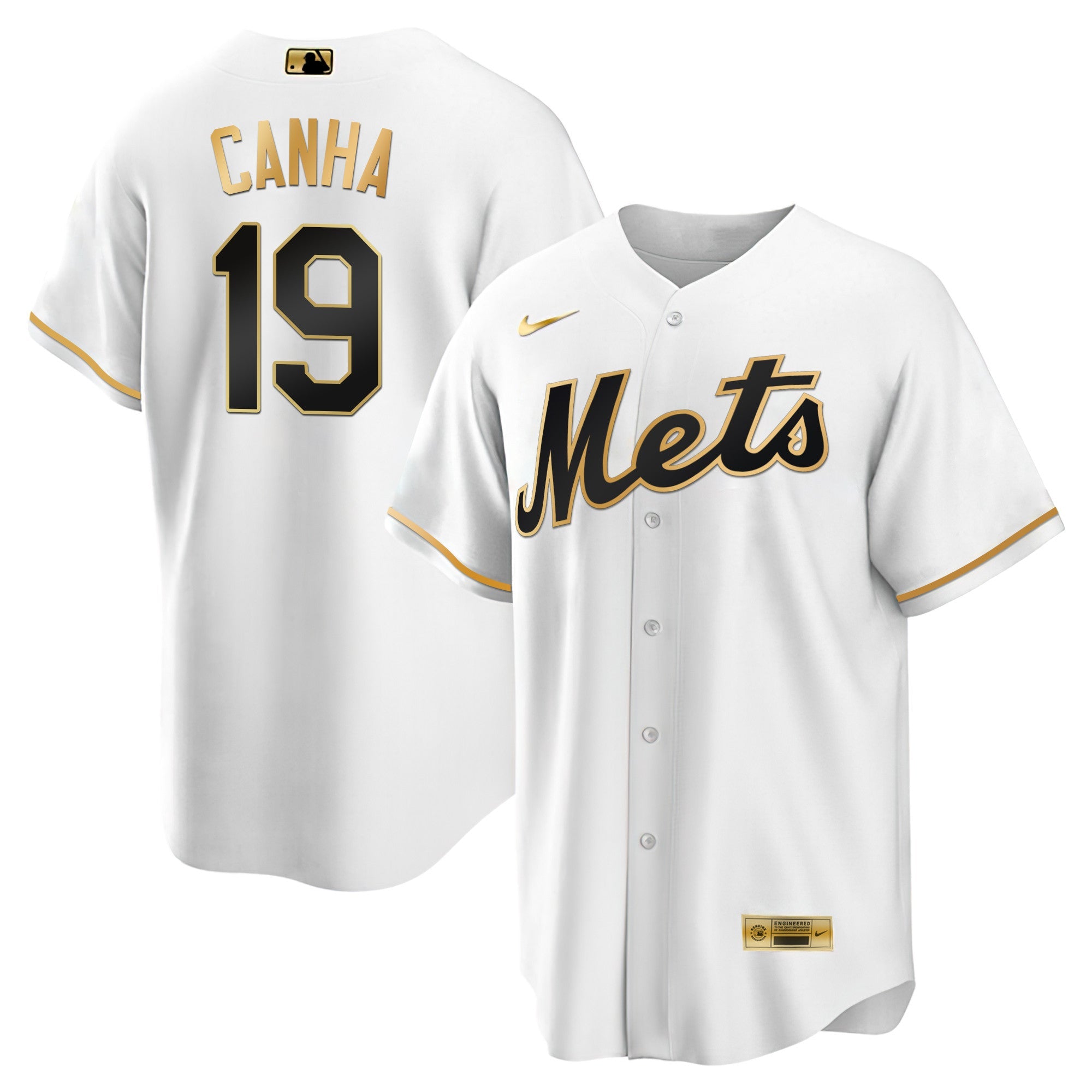 Men’s New York Black Limited & Gold Jersey