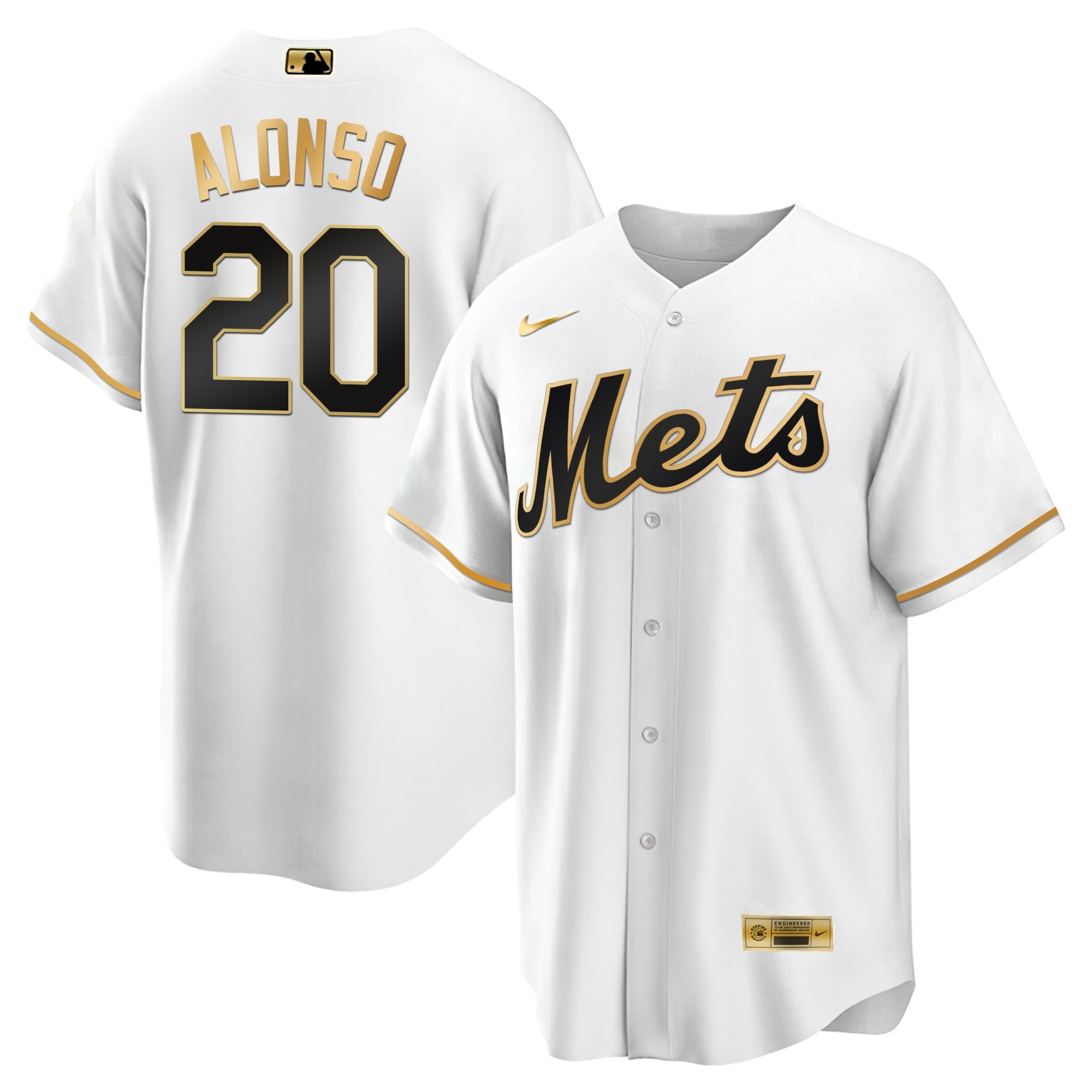 Men’s New York Black Limited & Gold Jersey