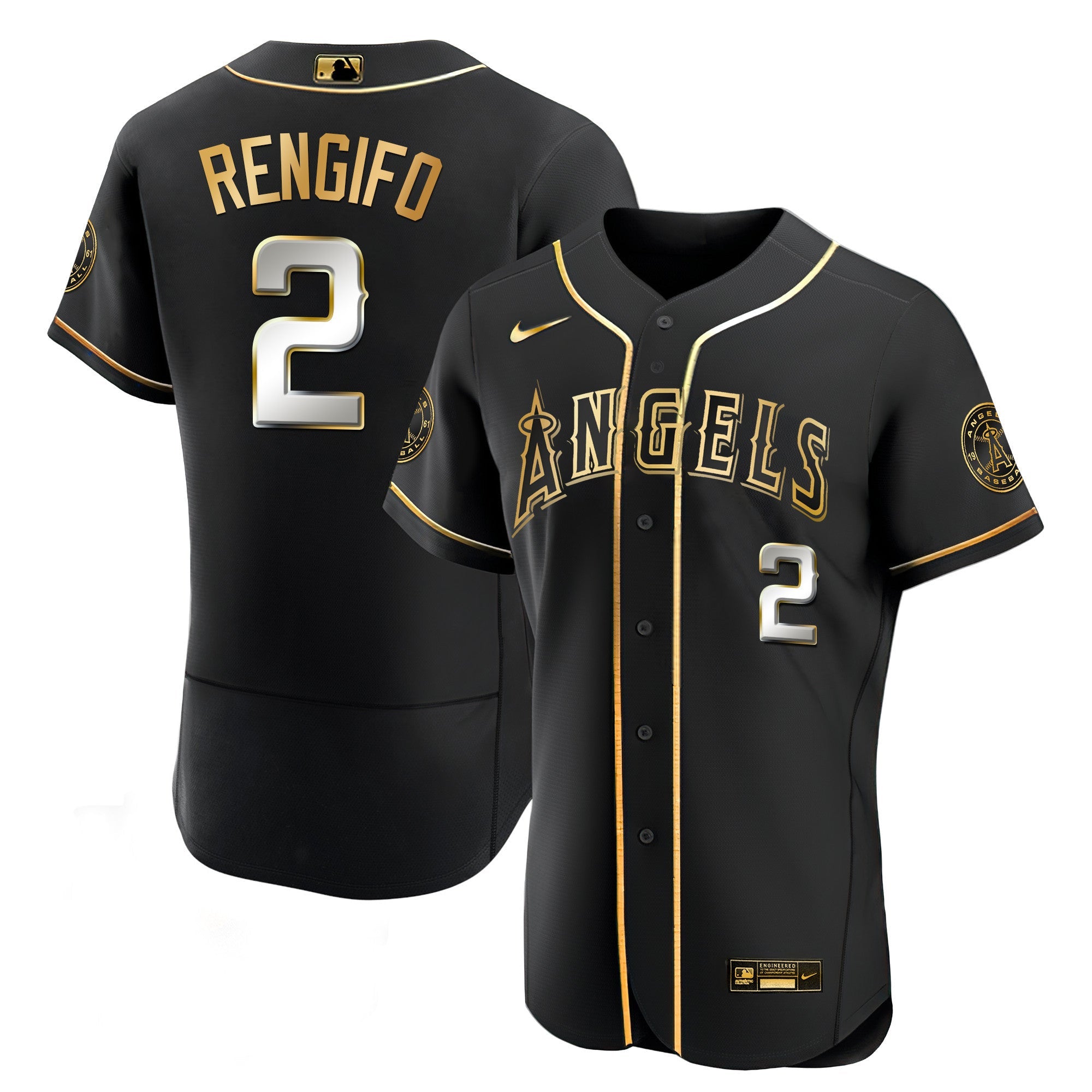 Men’s Los Angeles Black Limited & Gold Jersey