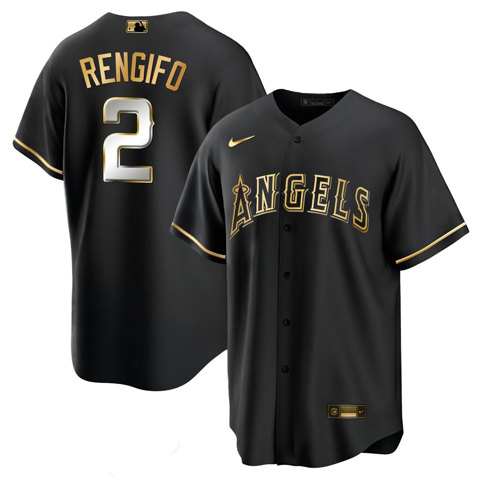 Men’s Los Angeles Black Limited & Gold Jersey