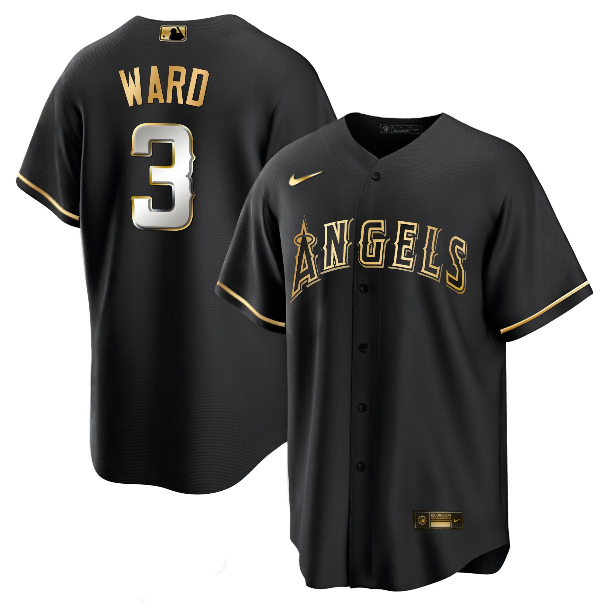 Men’s Los Angeles Black Limited & Gold Jersey
