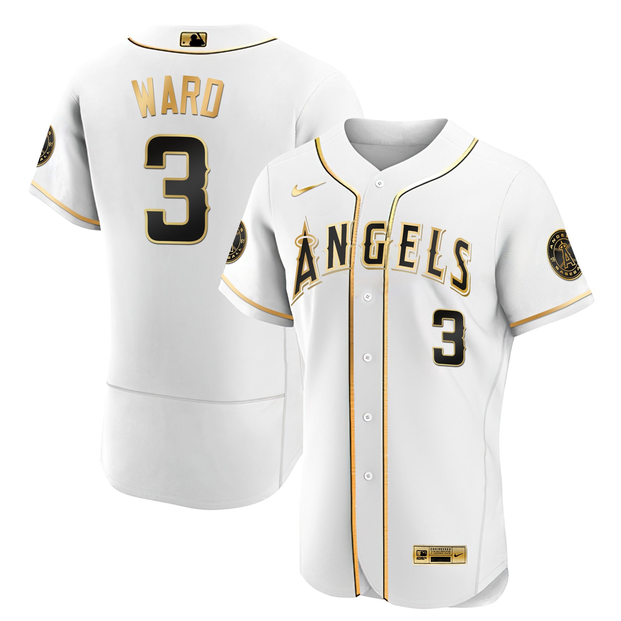 Men’s Los Angeles Black Limited & Gold Jersey