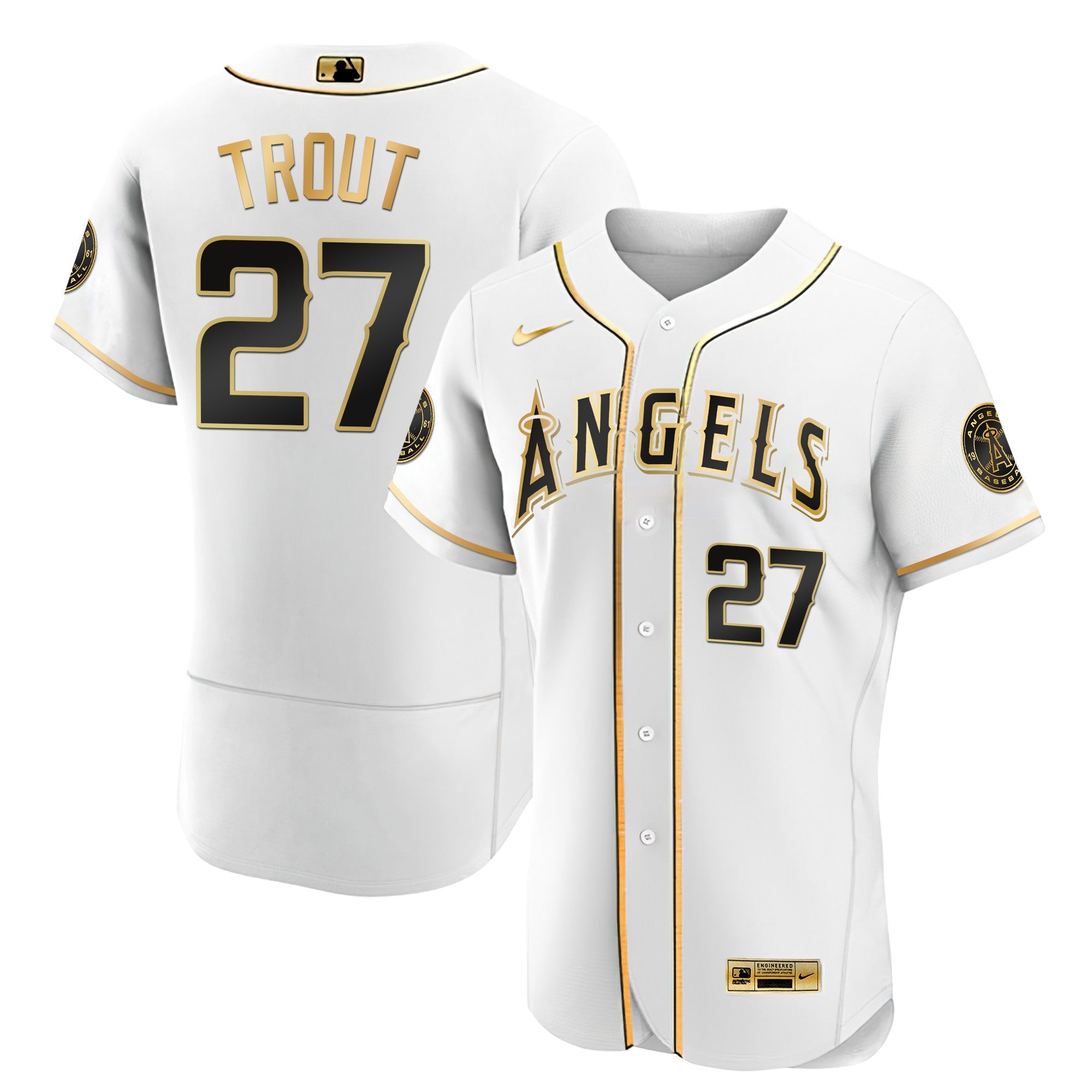 Men’s Los Angeles Black Limited & Gold Jersey