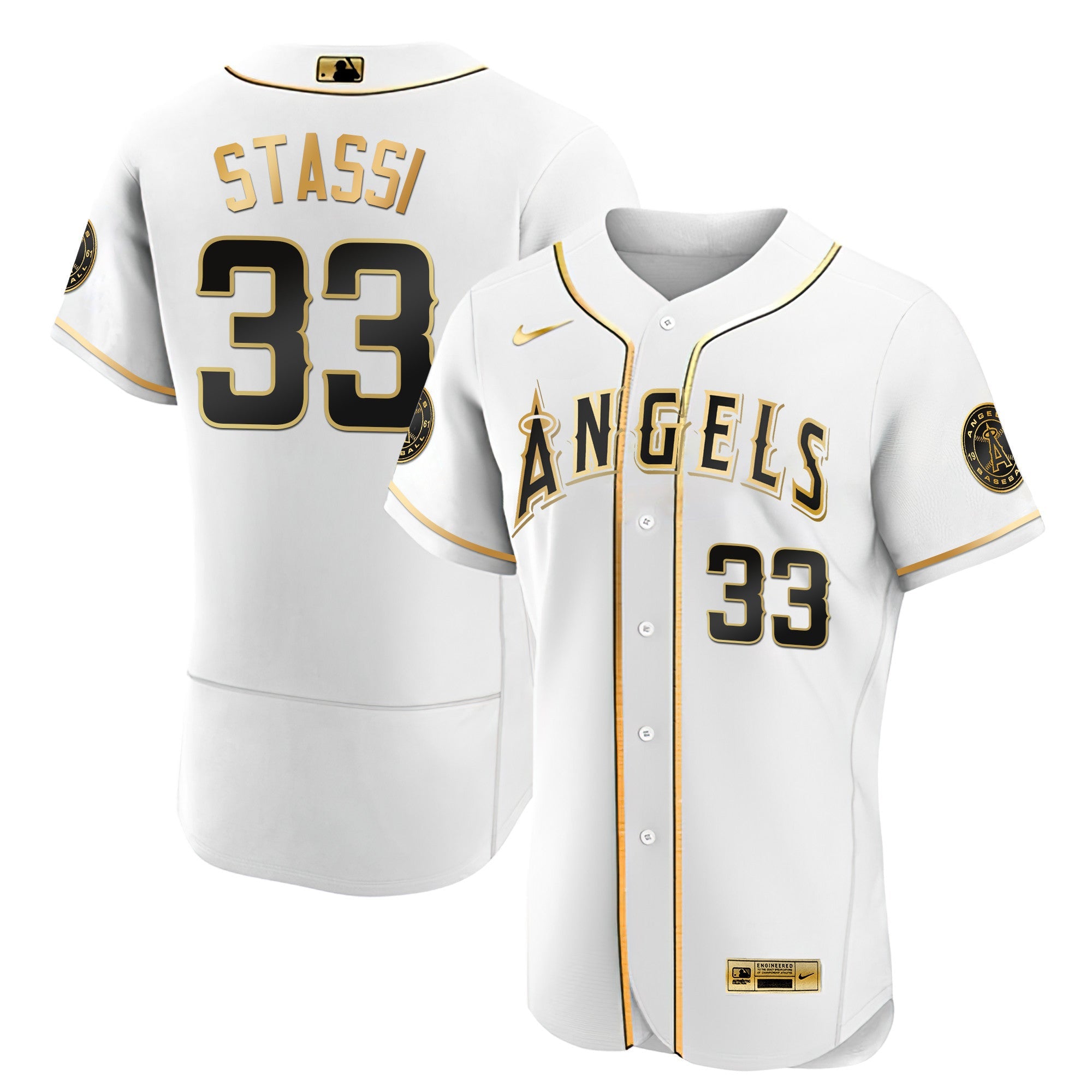 Men’s Los Angeles Black Limited & Gold Jersey