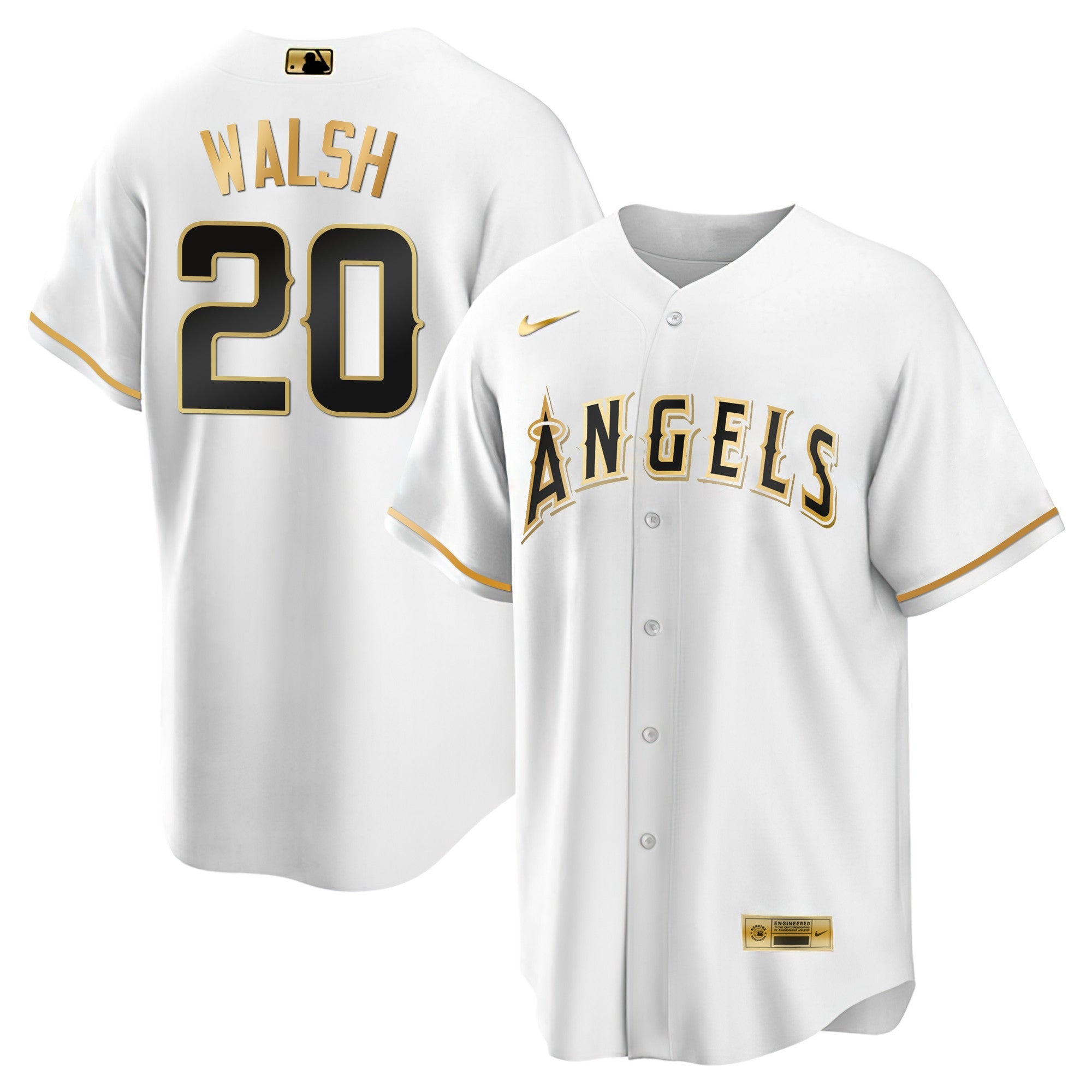 Men’s Los Angeles Black Limited & Gold Jersey