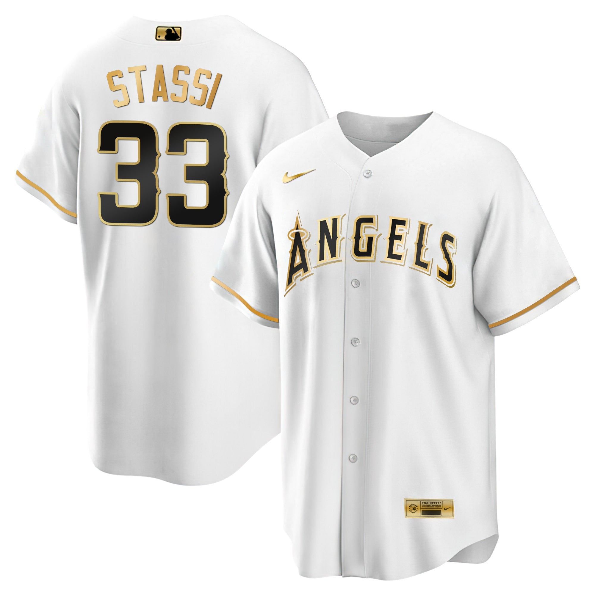 Men’s Los Angeles Black Limited & Gold Jersey