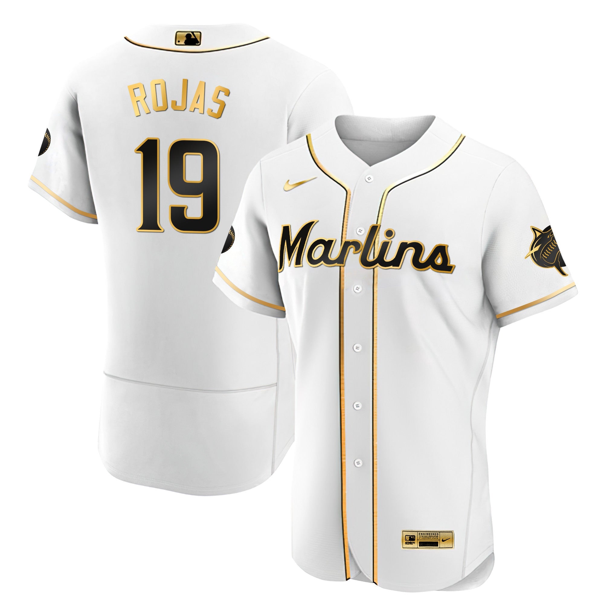 Men’s Miami Black Limited & Gold Jersey