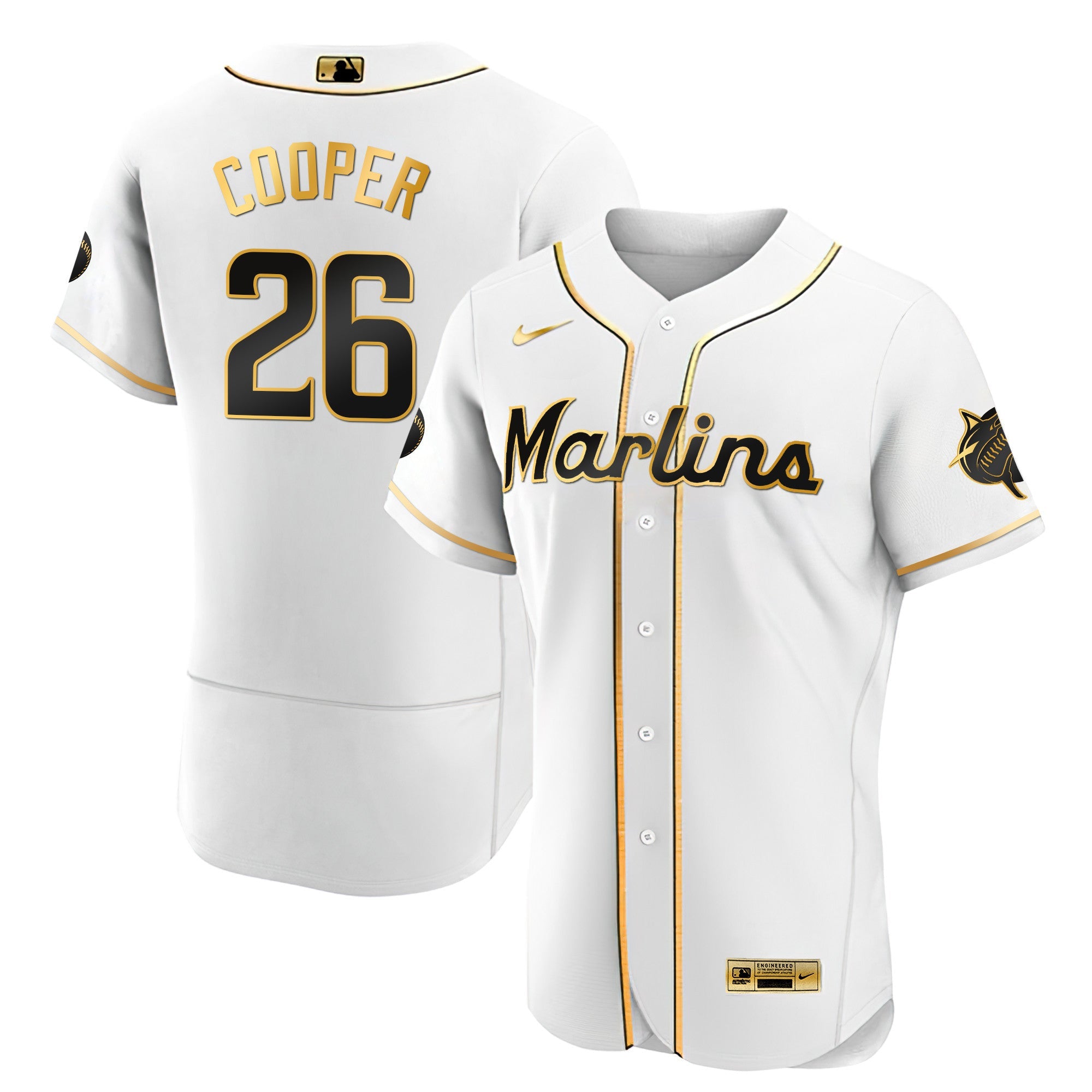 Men’s Miami Black Limited & Gold Jersey