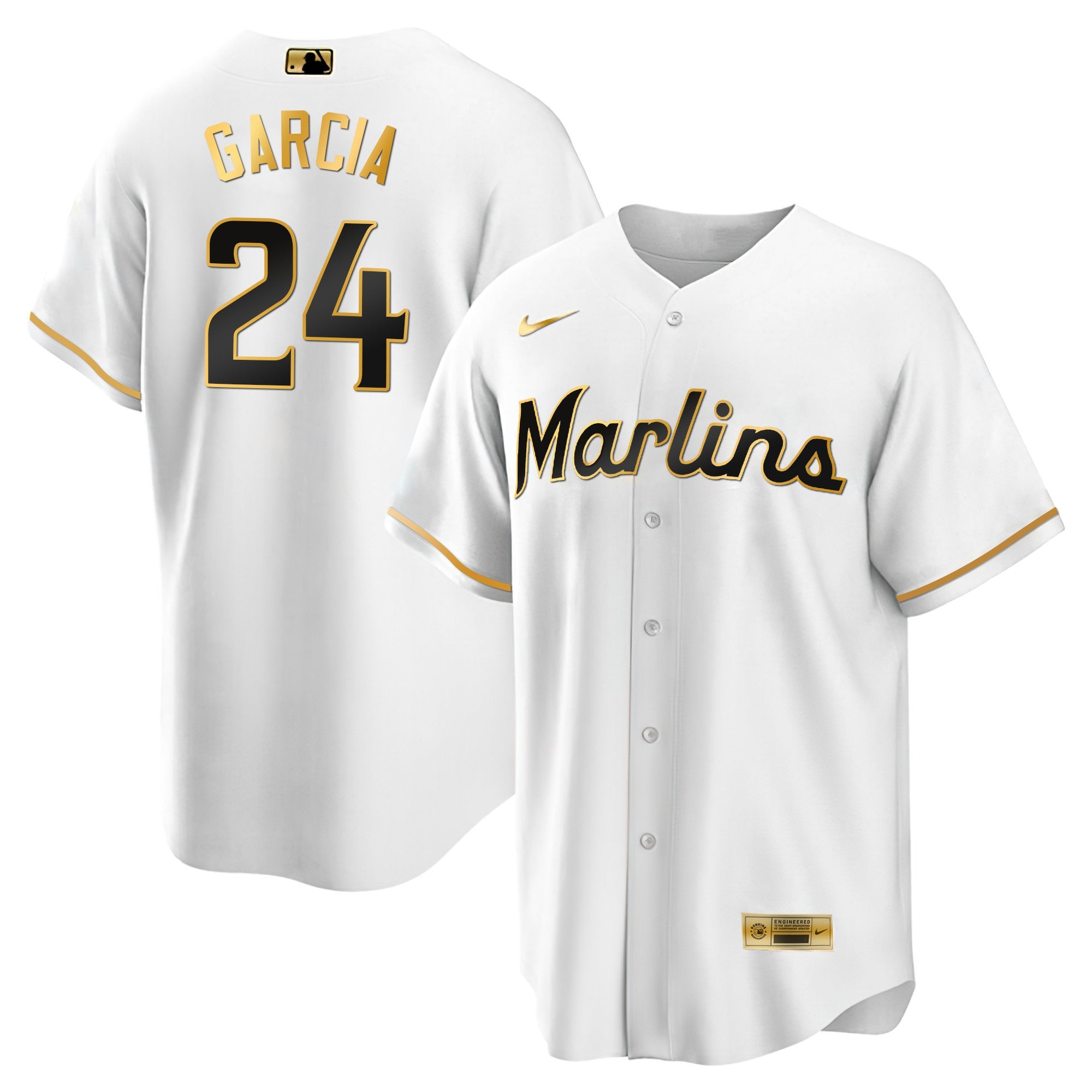 Men’s Miami Black Limited & Gold Jersey