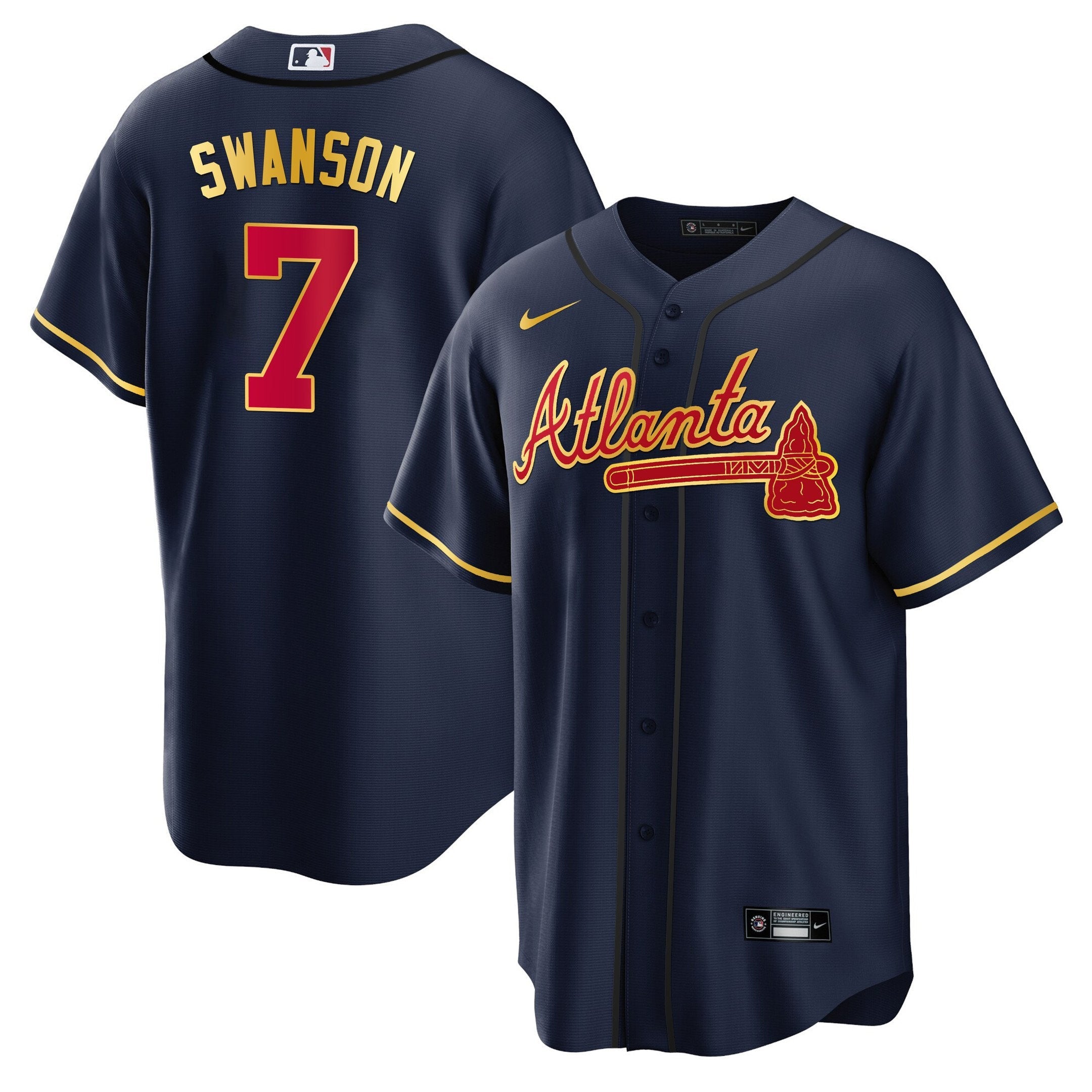 Men’s Atlanta Gold Trim Jersey