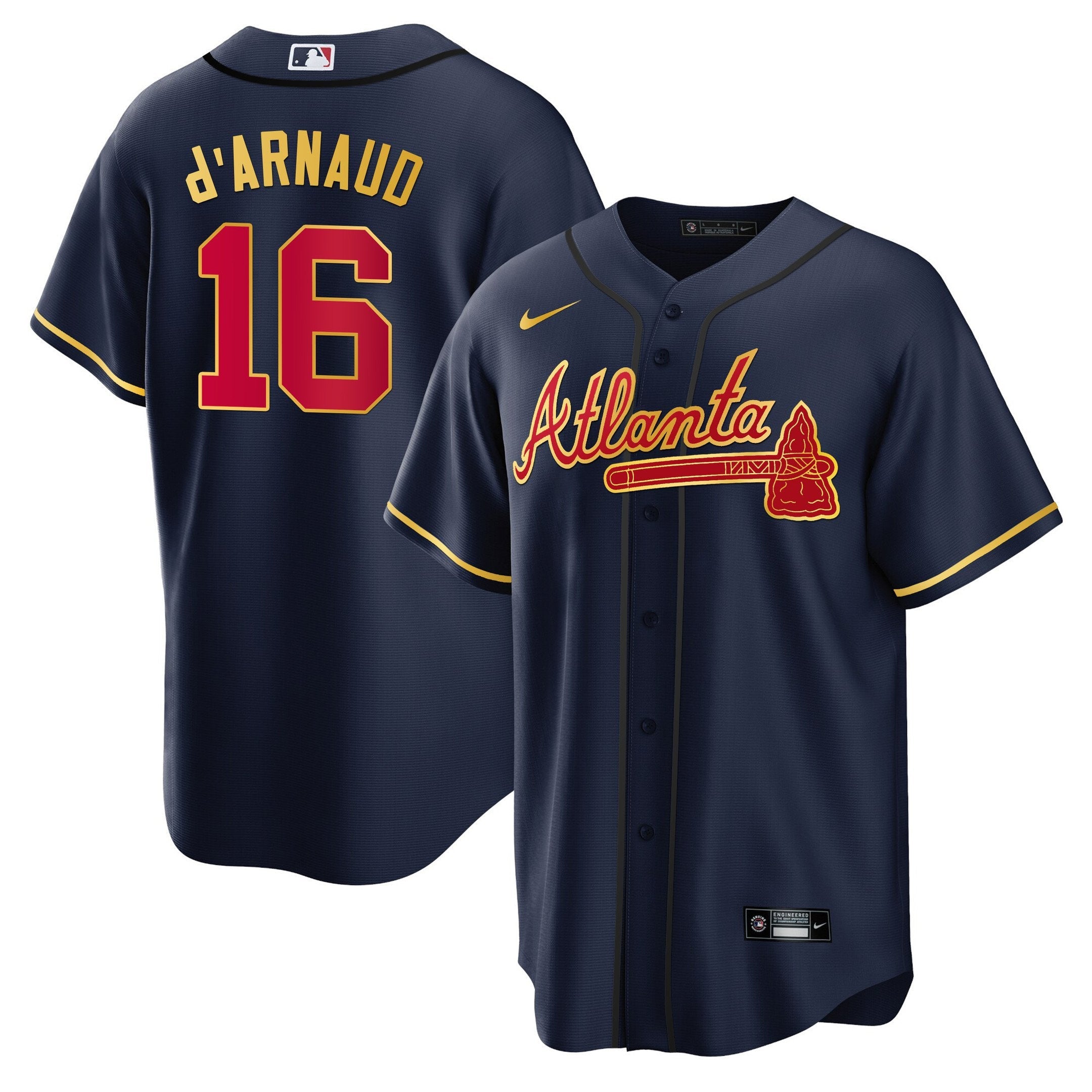 Men’s Atlanta Gold Trim Jersey