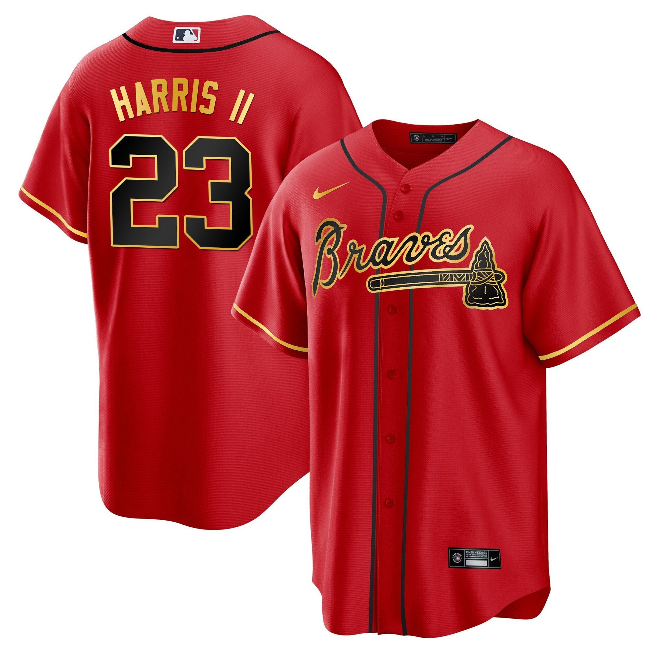 Men’s Atlanta Gold Trim Jersey