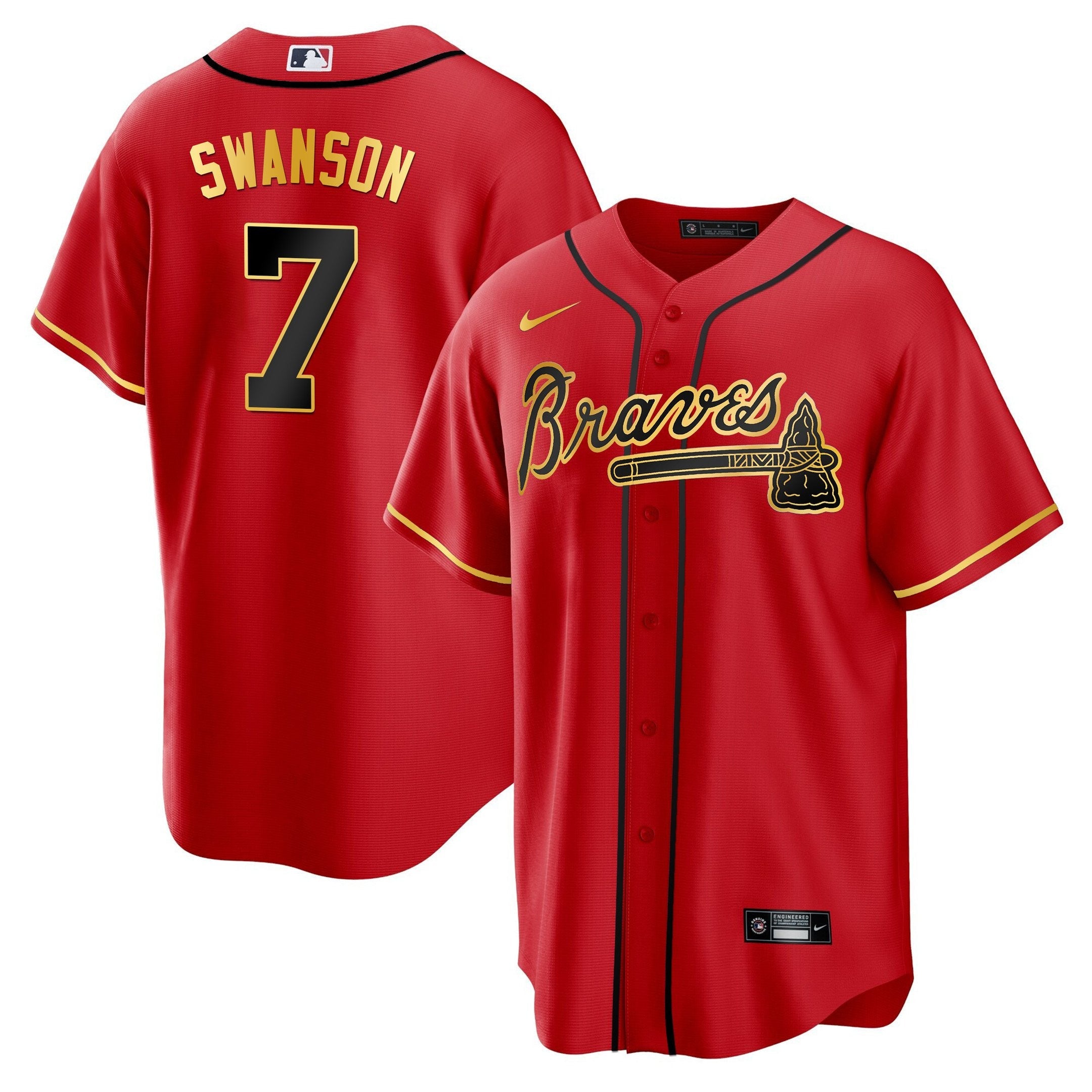 Men’s Atlanta Gold Trim Jersey