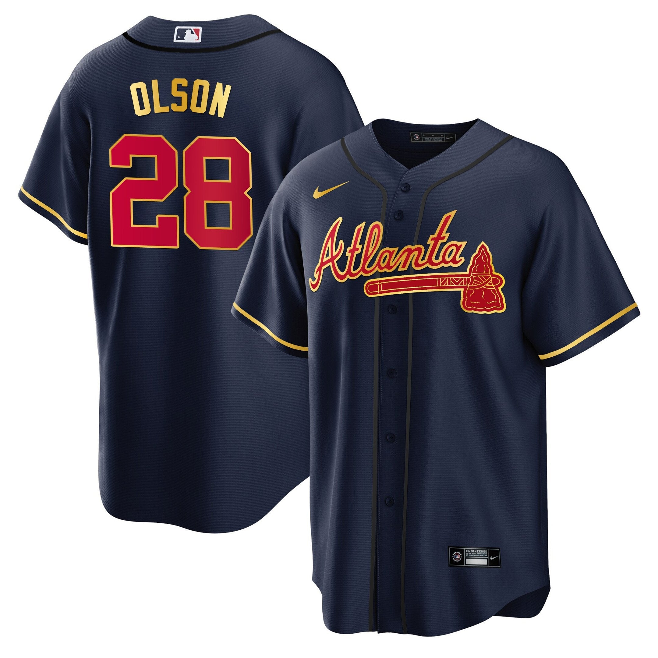 Men’s Atlanta Gold Trim Jersey