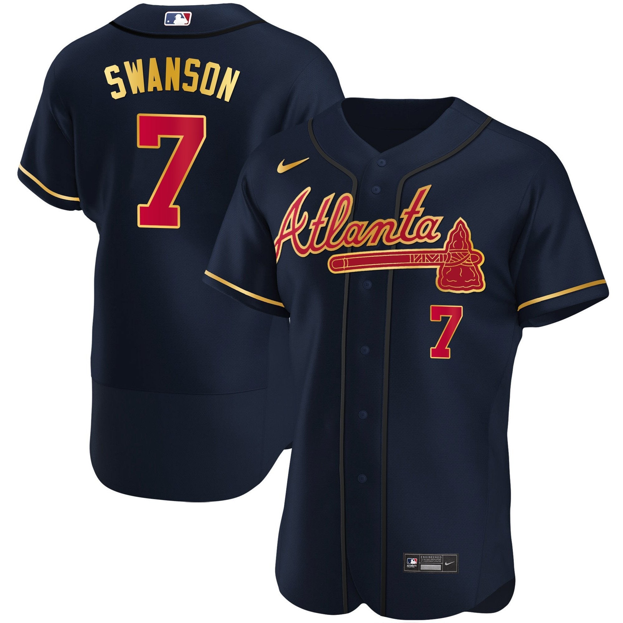 Men’s Atlanta Gold Trim Jersey