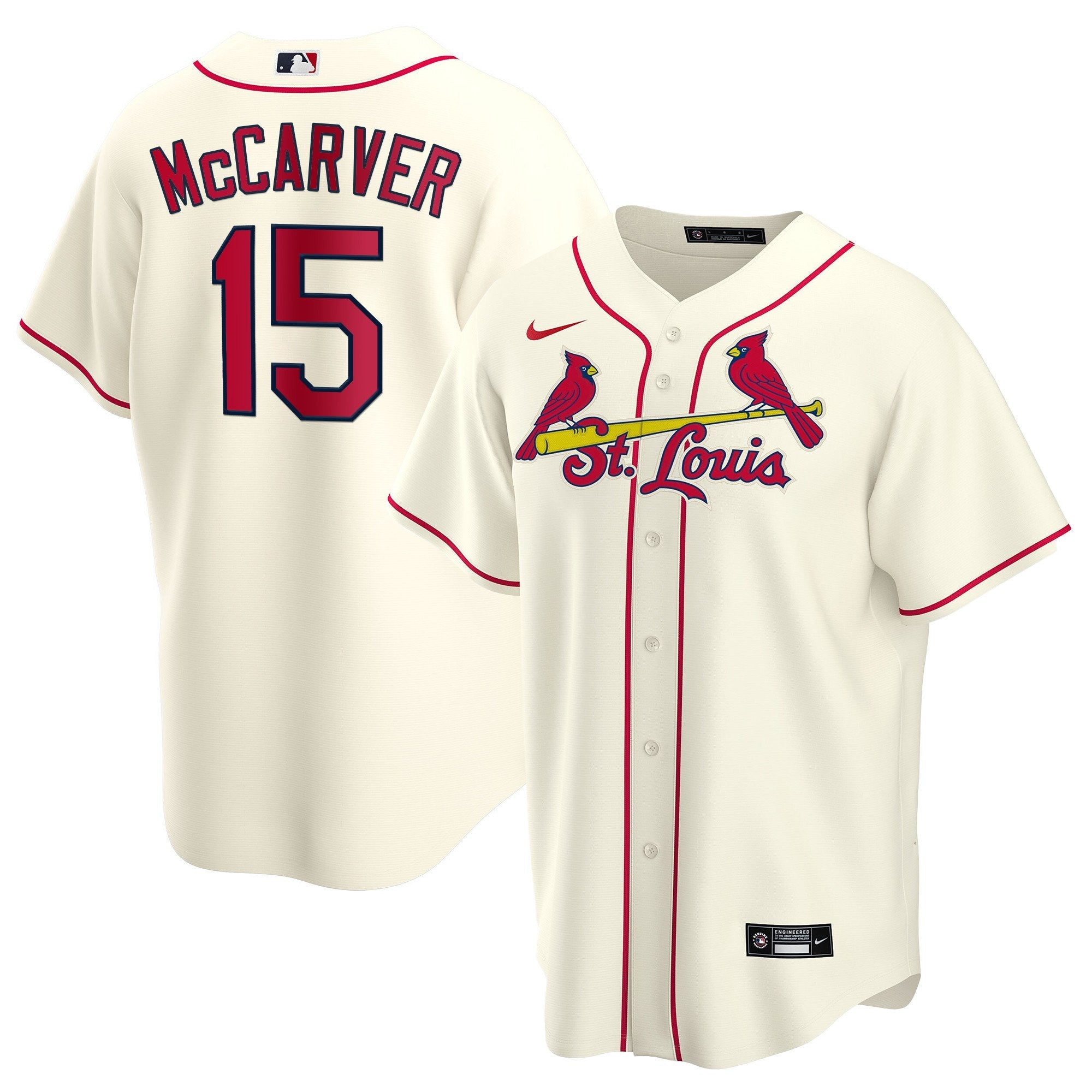 St. Louis Tim McCarver Cool Base Jersey
