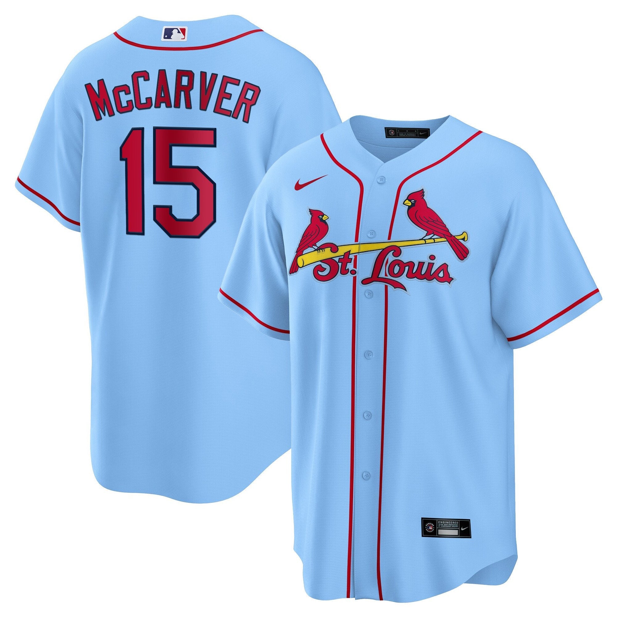 St. Louis Tim McCarver Cool Base Jersey