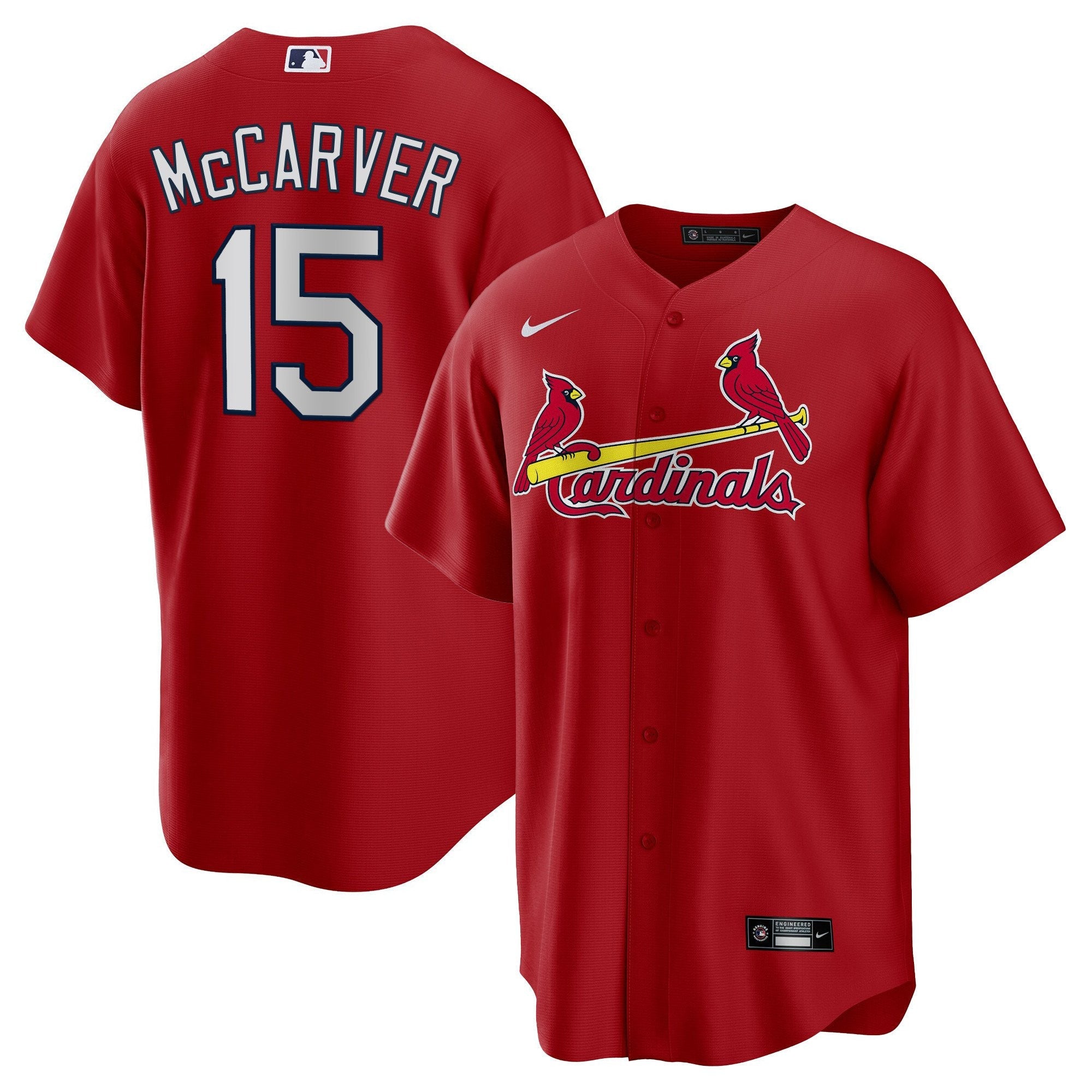 St. Louis Tim McCarver Cool Base Jersey
