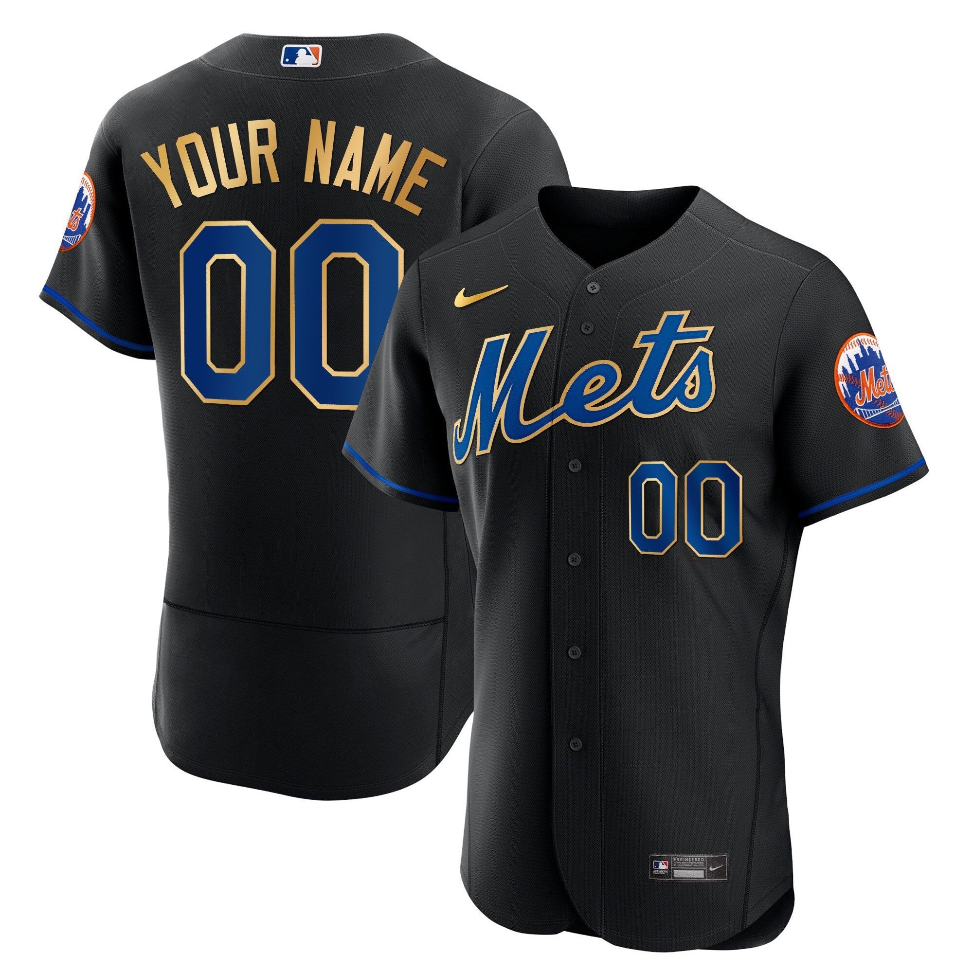 New York Gold Custom Jersey