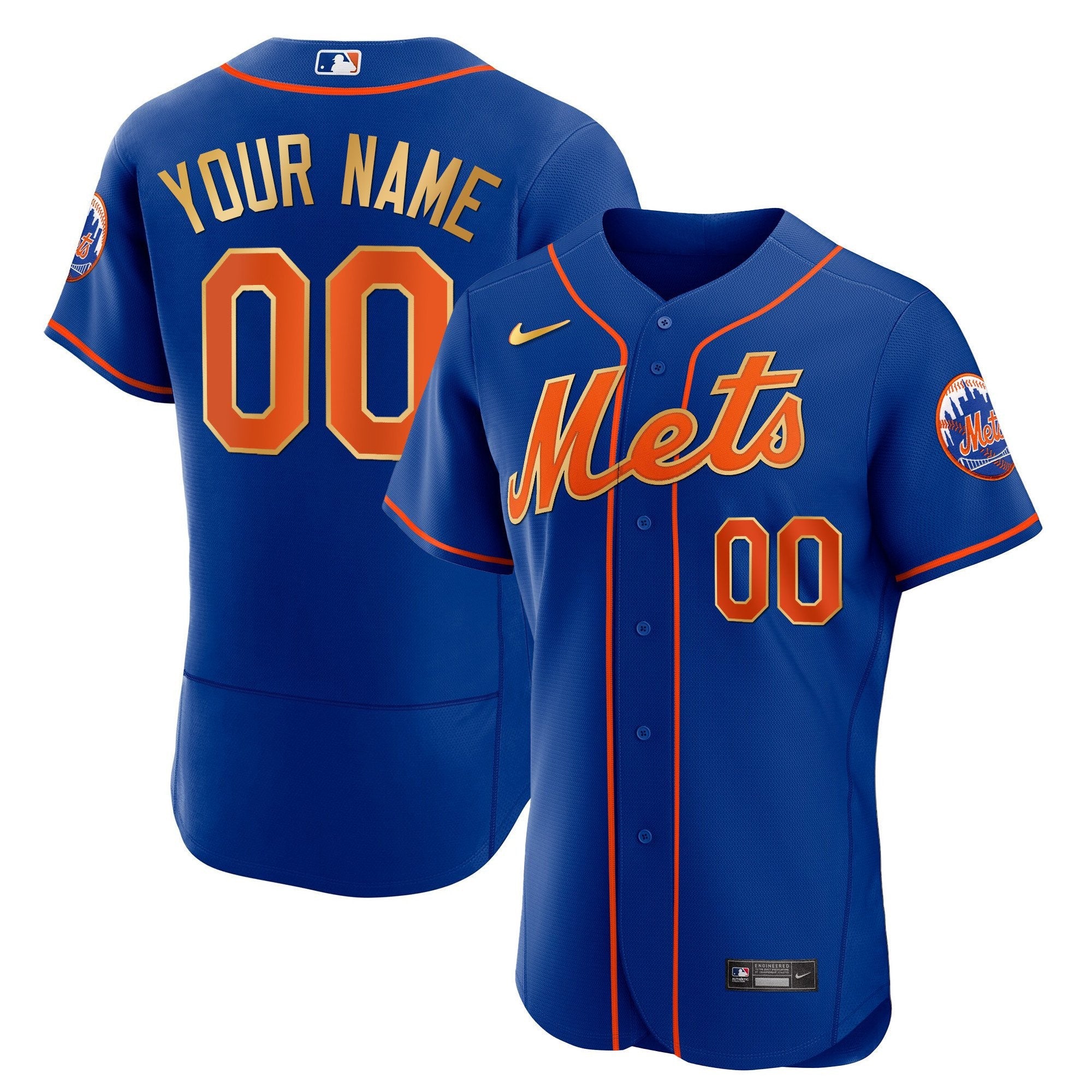 New York Gold Custom Jersey