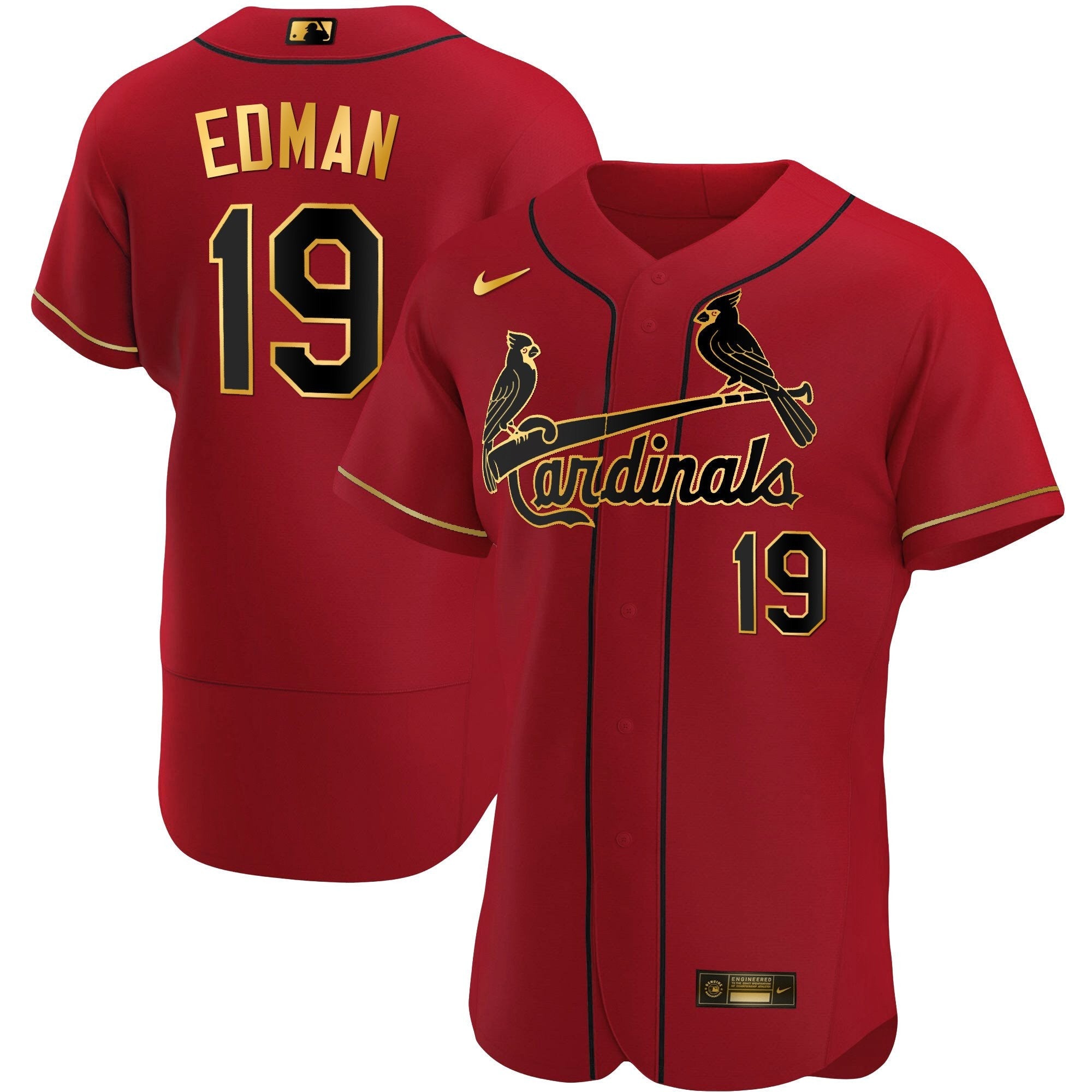 Men’s St. Louis Flex Base Gold Trim Jersey