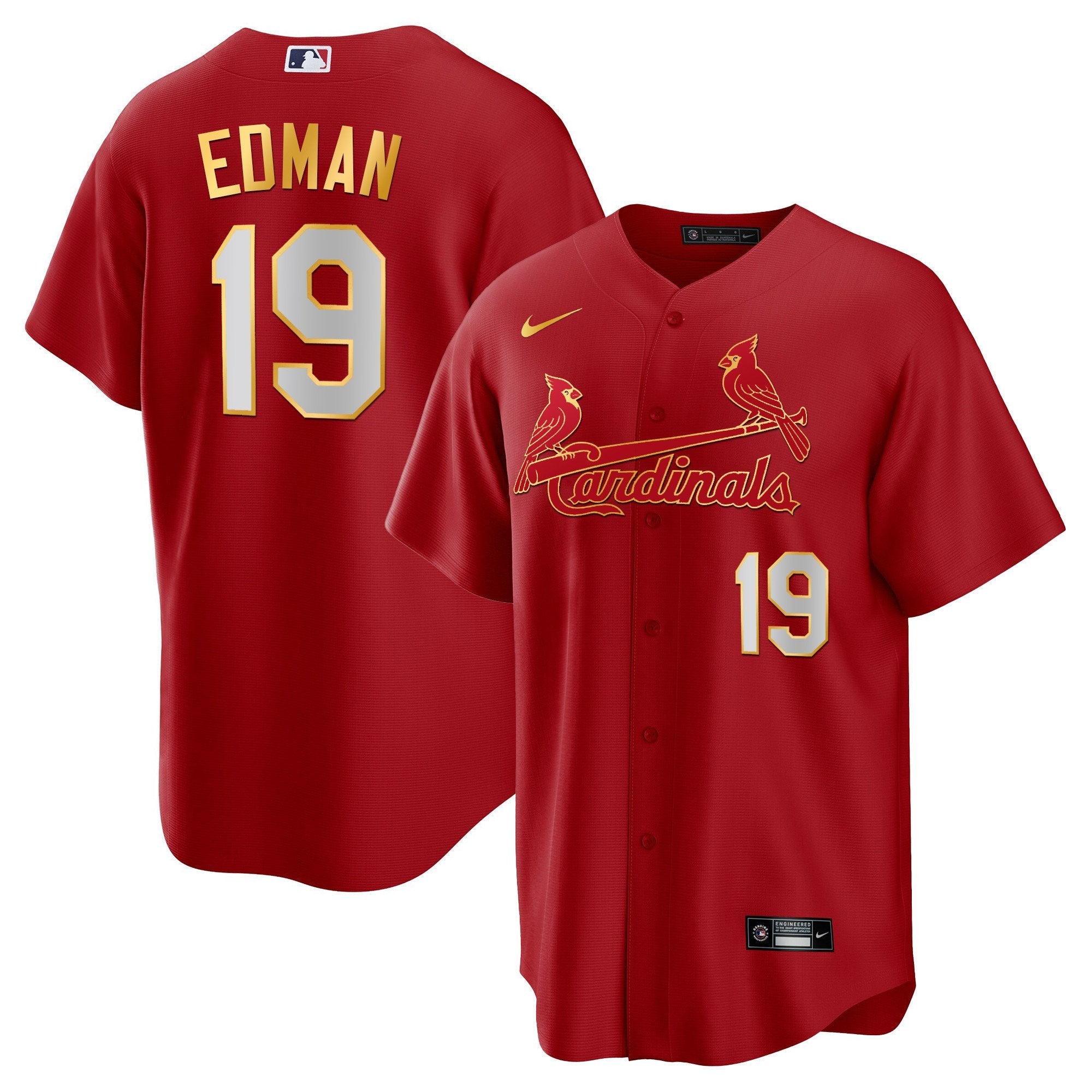 Men’s St. Louis Cool Base Gold Trim Jersey