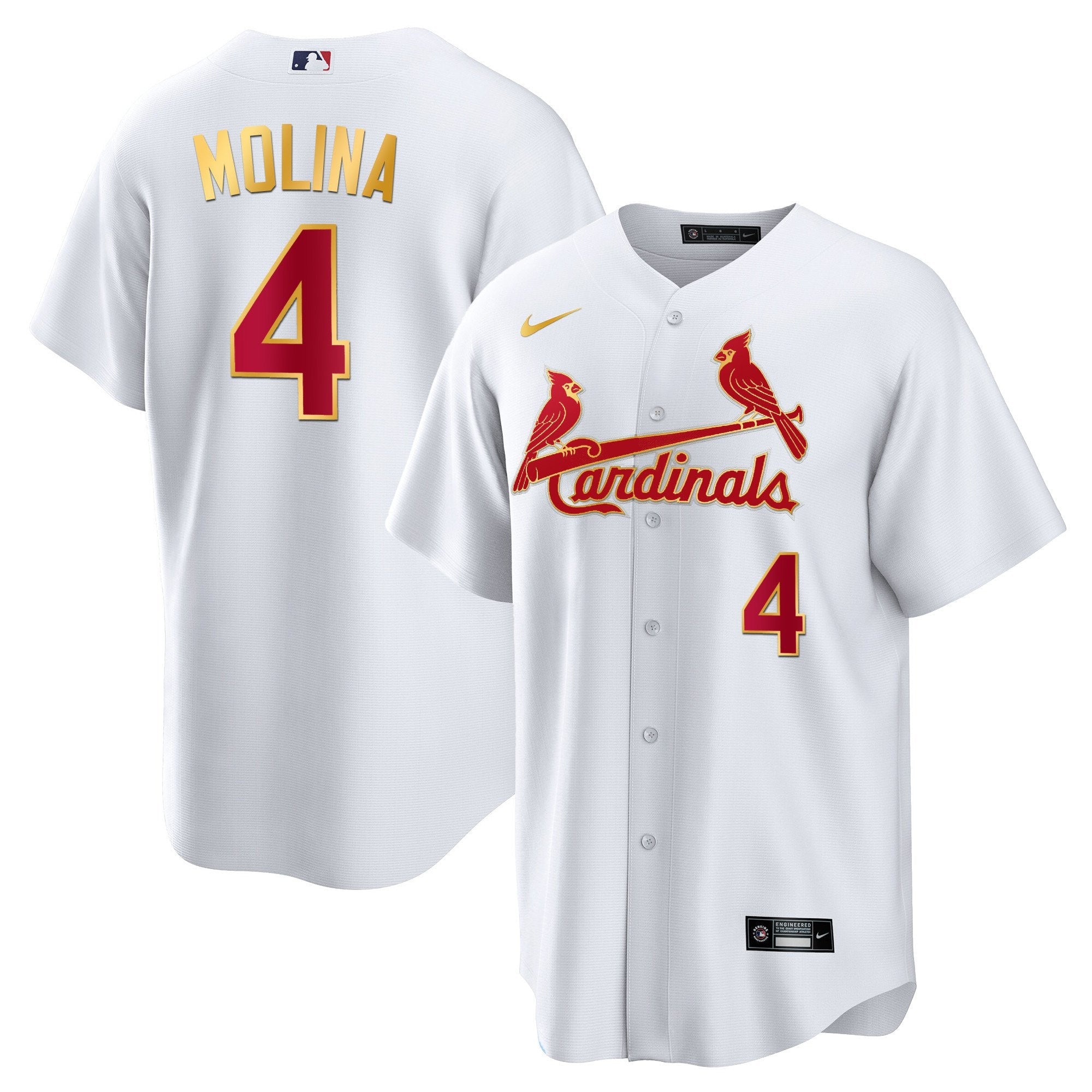 Men’s St. Louis Cool Base Gold Trim Jersey