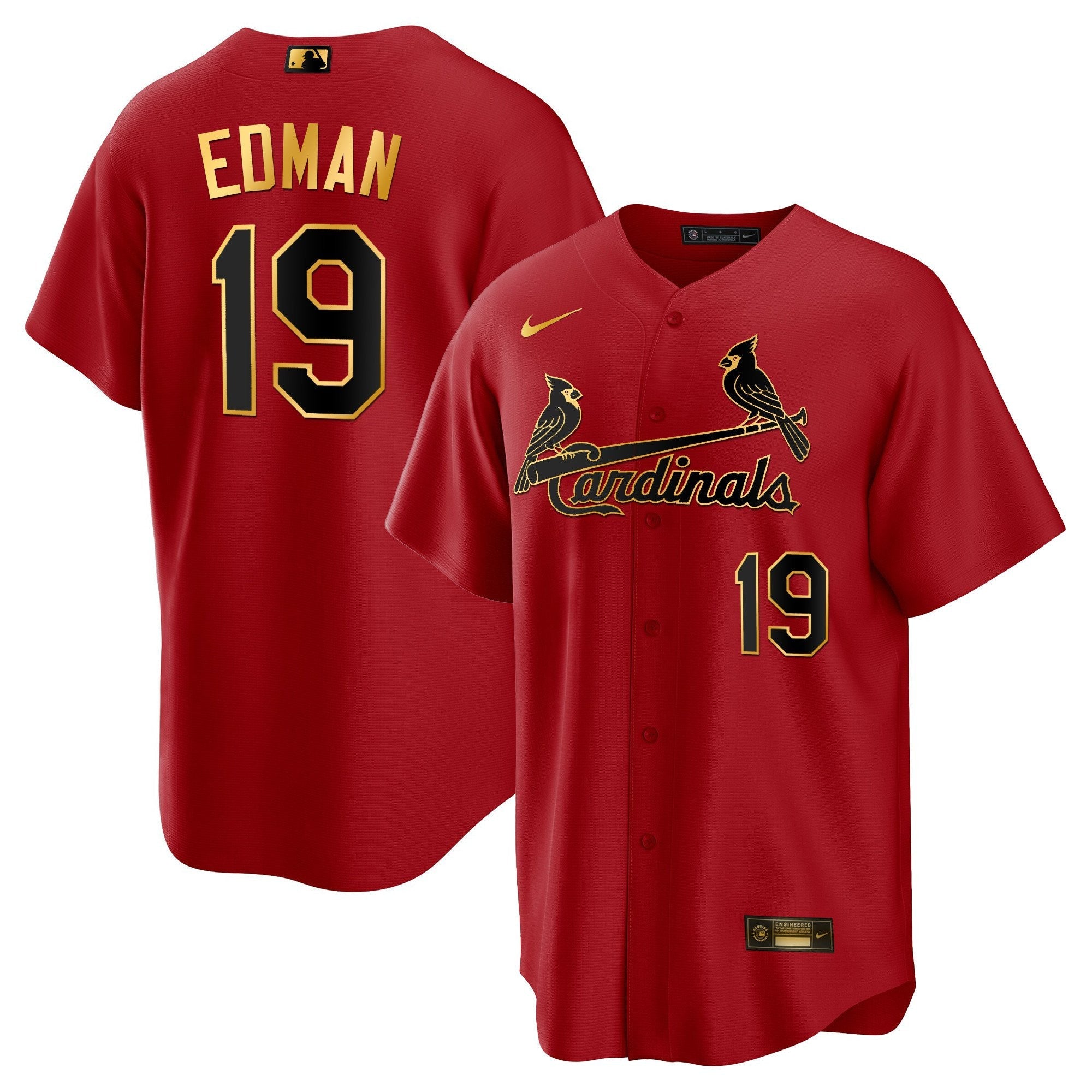 Men’s St. Louis Cool Base Gold Trim Jersey