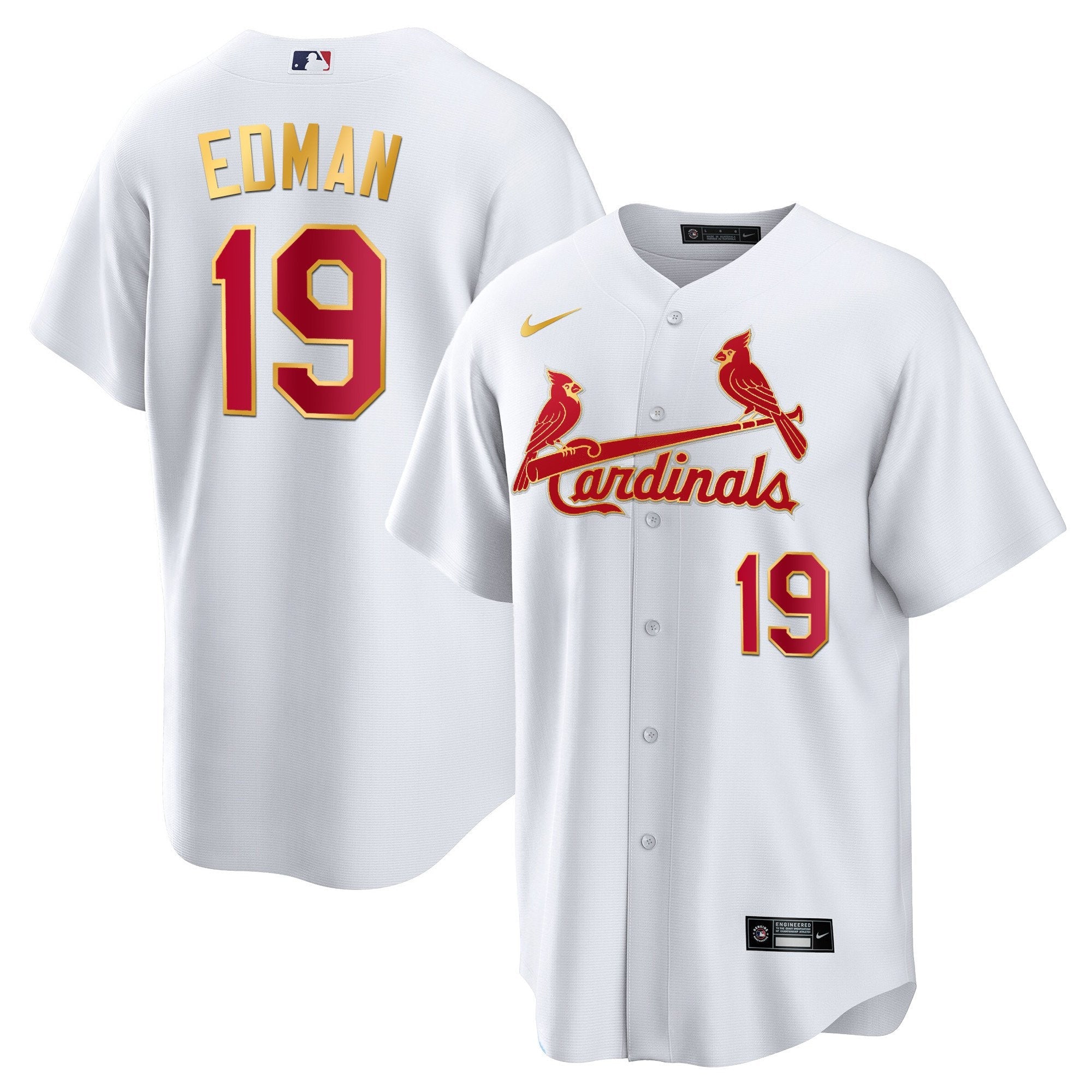 Men’s St. Louis Cool Base Gold Trim Jersey