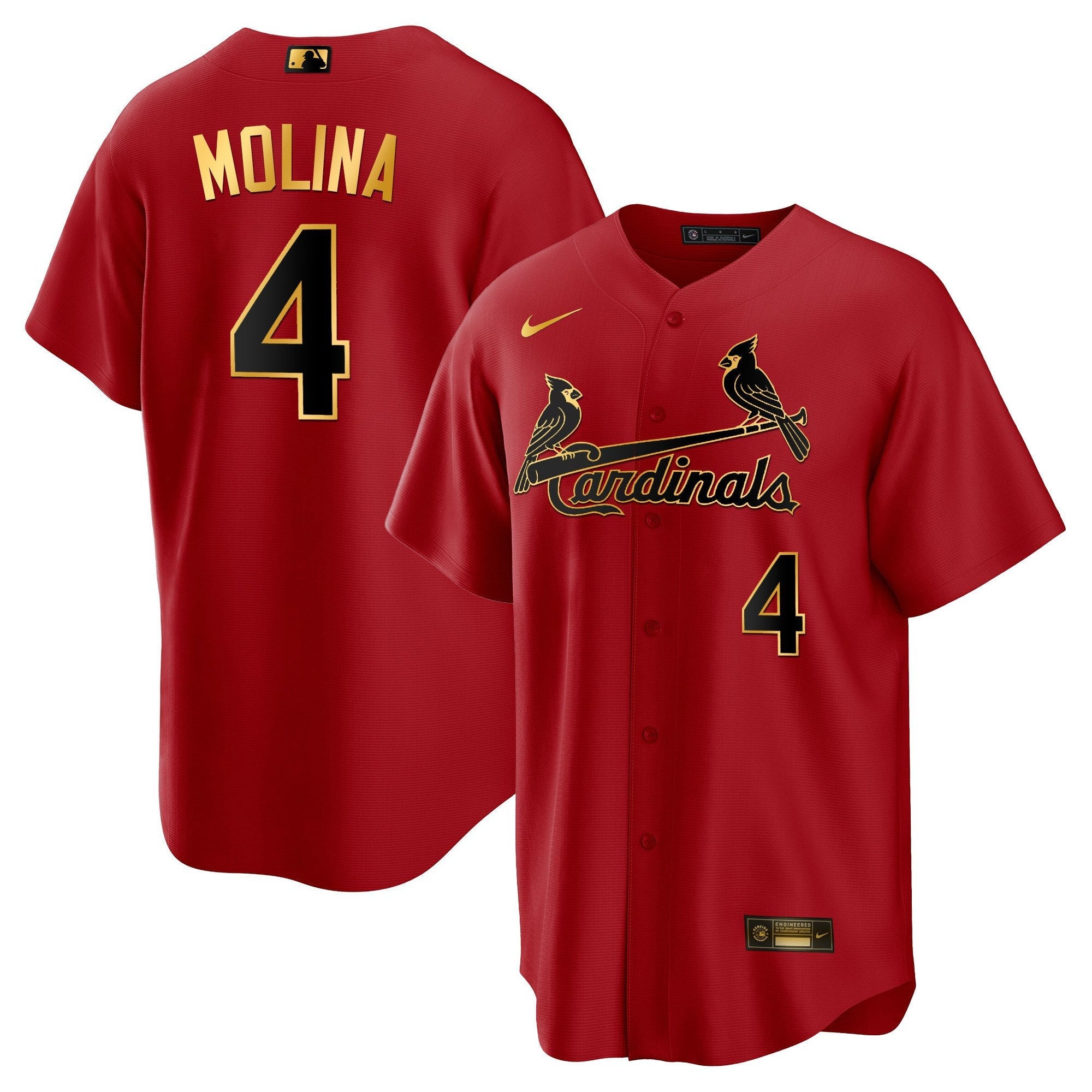Men’s St. Louis Cool Base Gold Trim Jersey