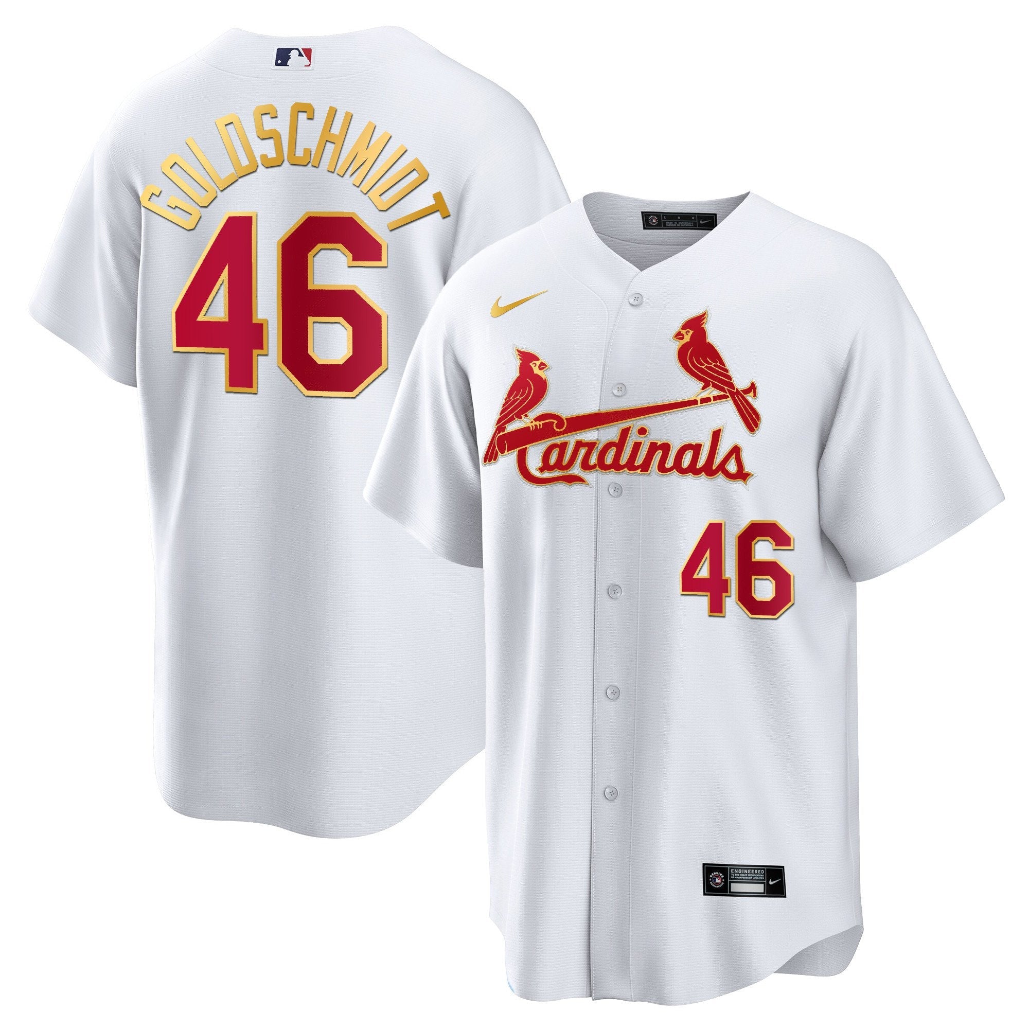 Men’s St. Louis Cool Base Gold Trim Jersey