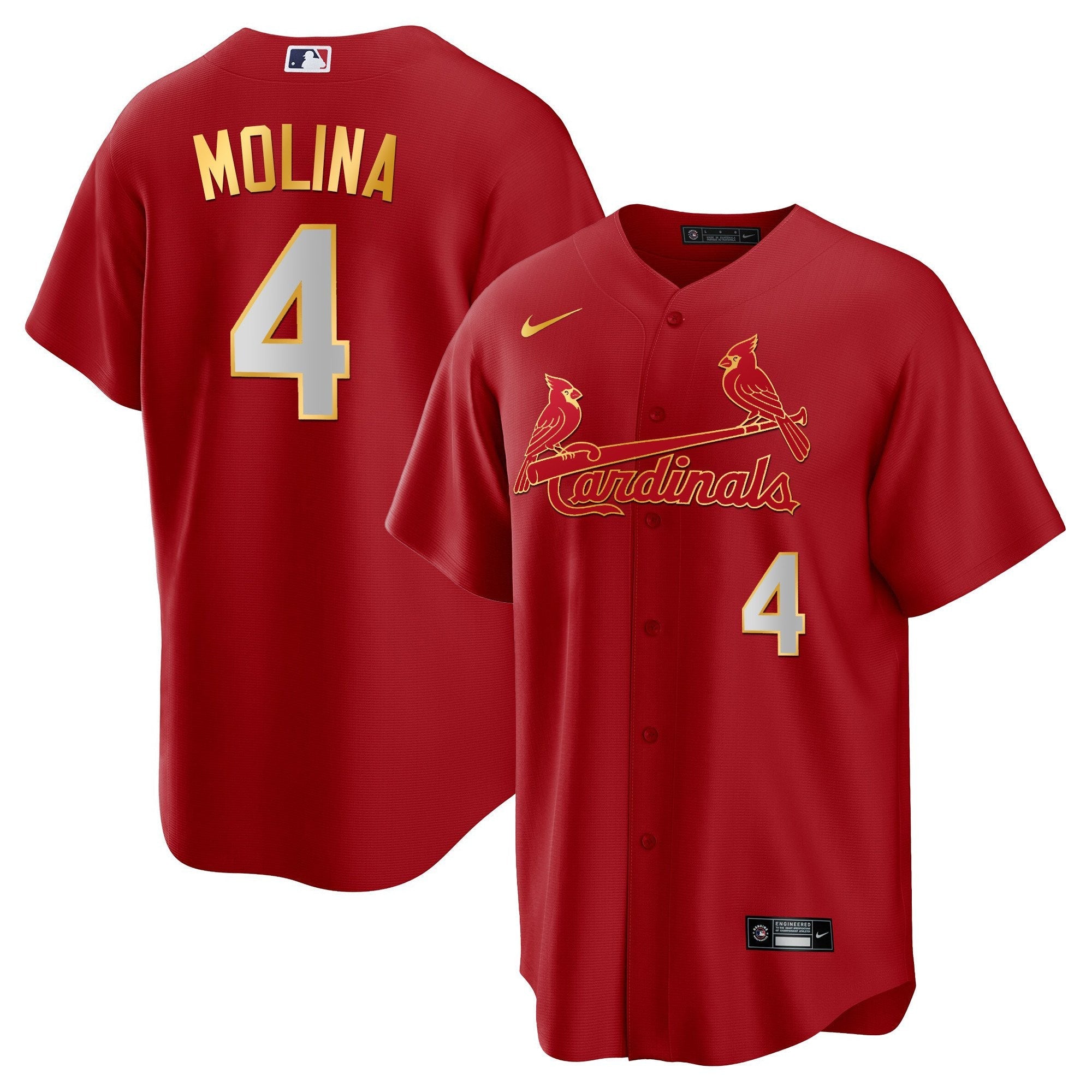 Men’s St. Louis Cool Base Gold Trim Jersey