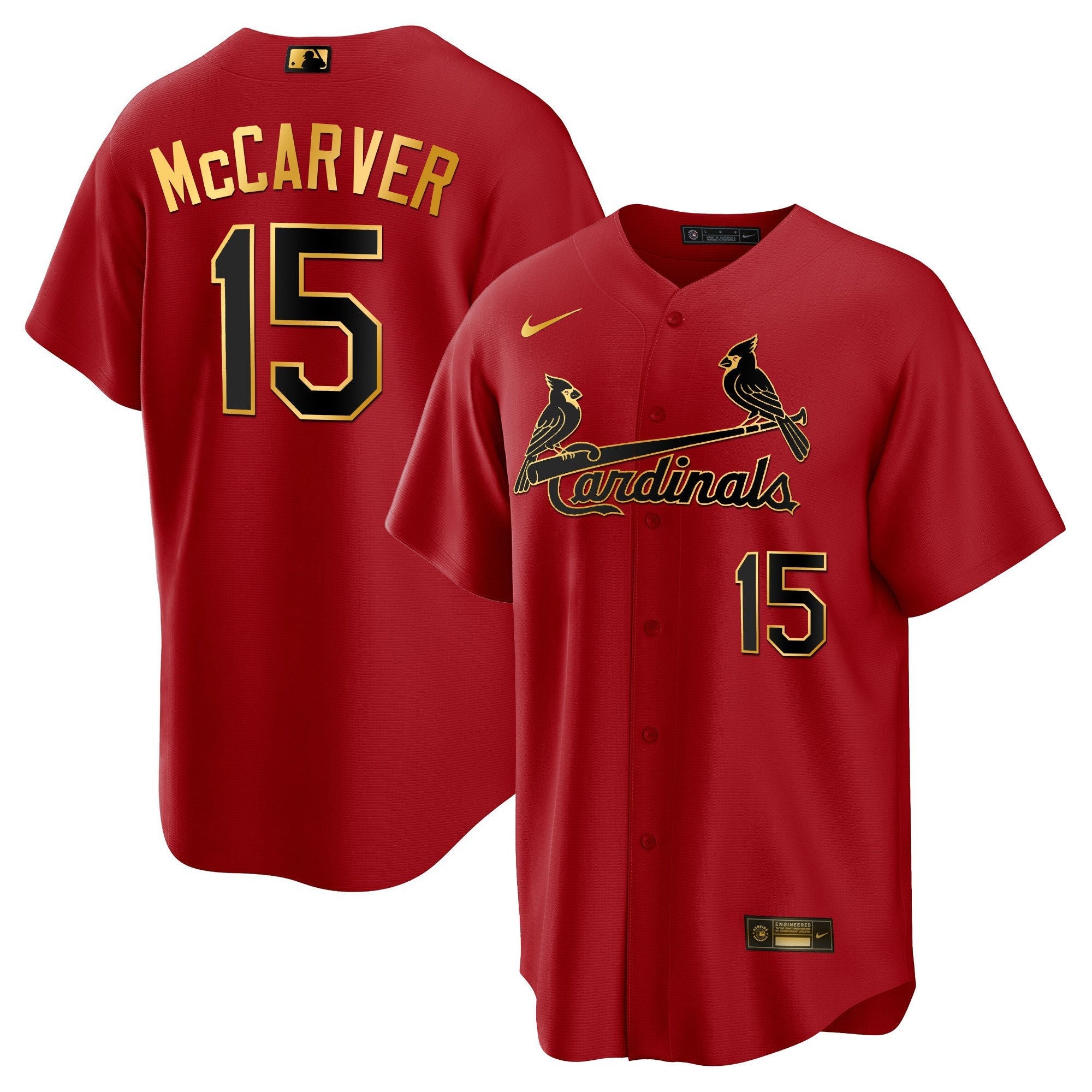 Men’s St. Louis Cool Base Gold Trim Jersey