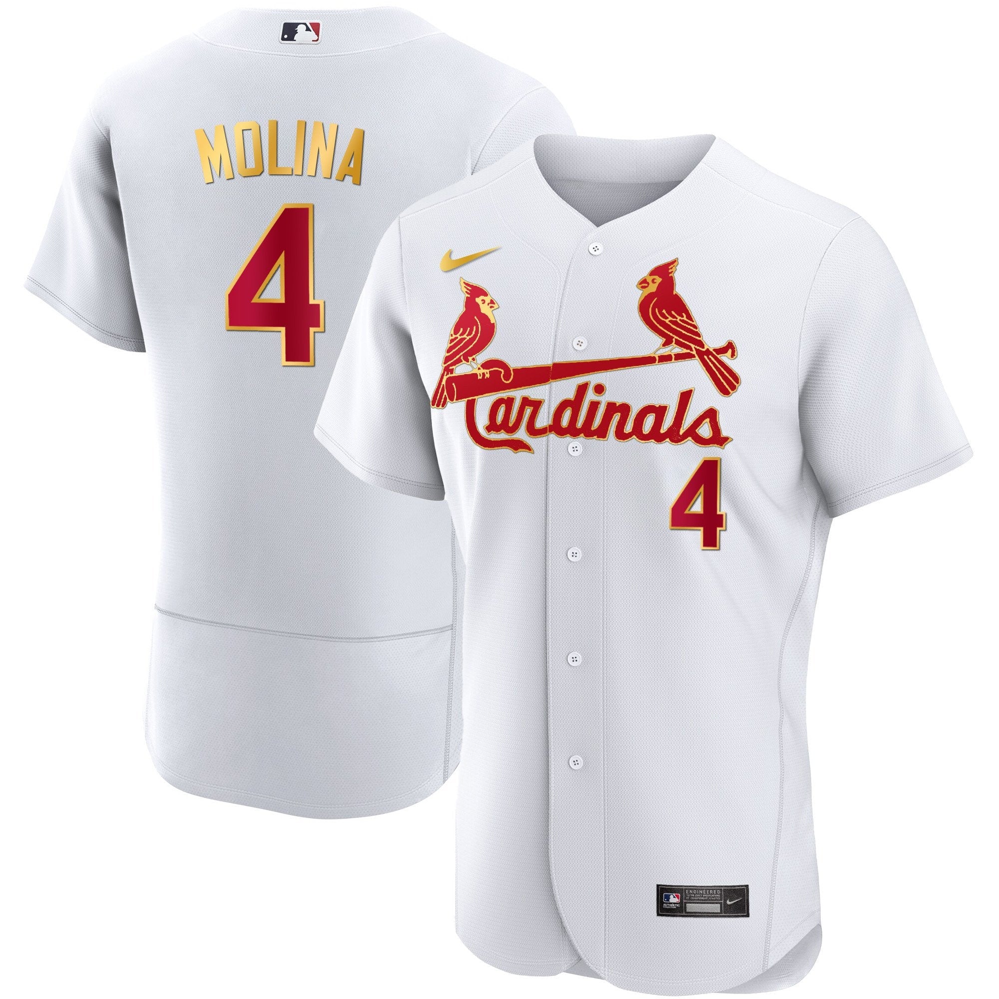 Men’s St. Louis Flex Base Gold Trim Jersey