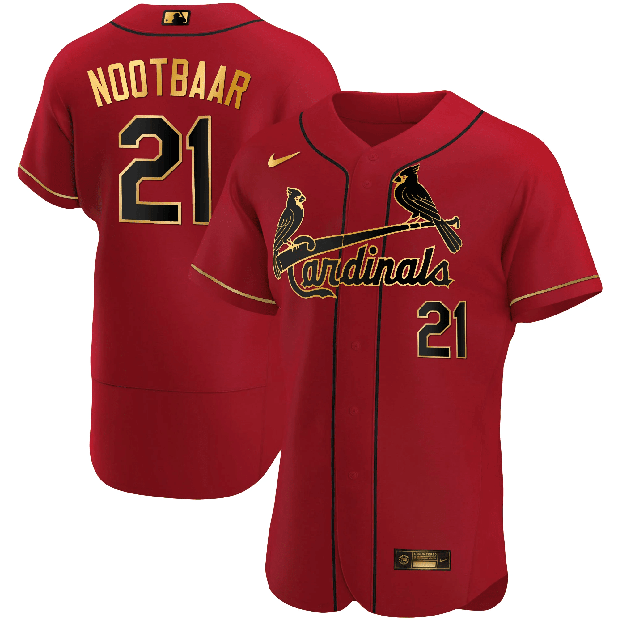 Men’s St. Louis Flex Base Gold Trim Jersey