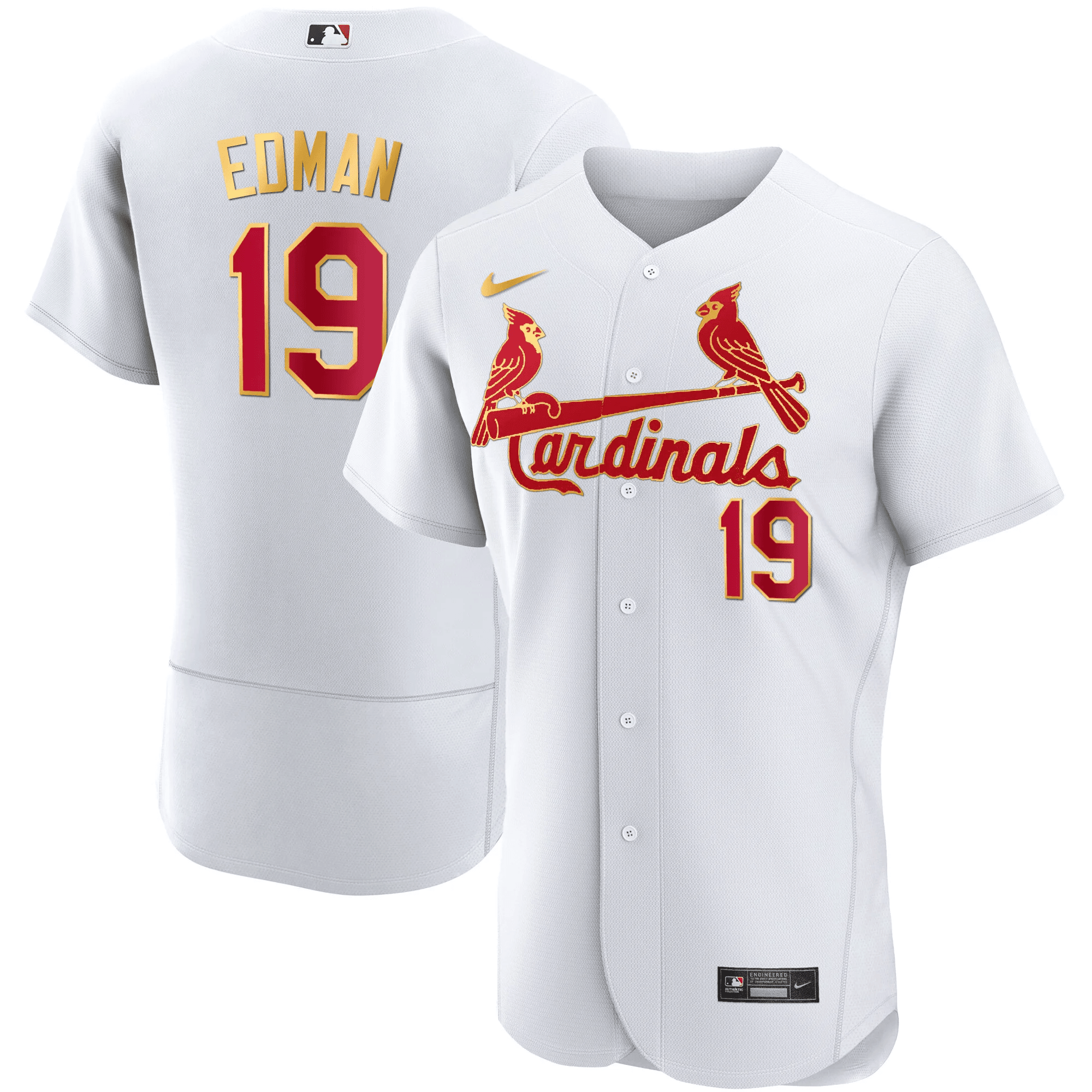 Men’s St. Louis Flex Base Gold Trim Jersey