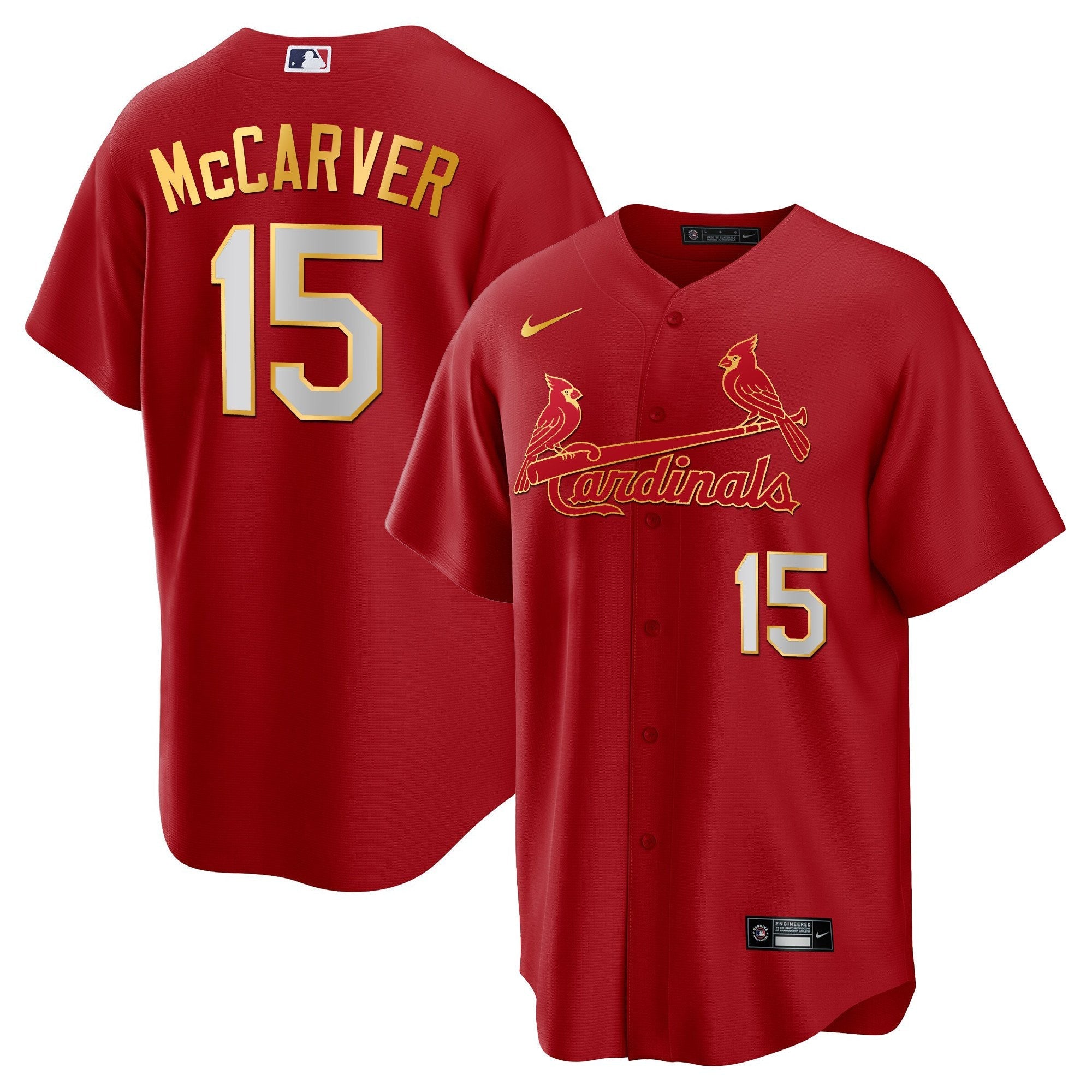 Men’s St. Louis Cool Base Gold Trim Jersey