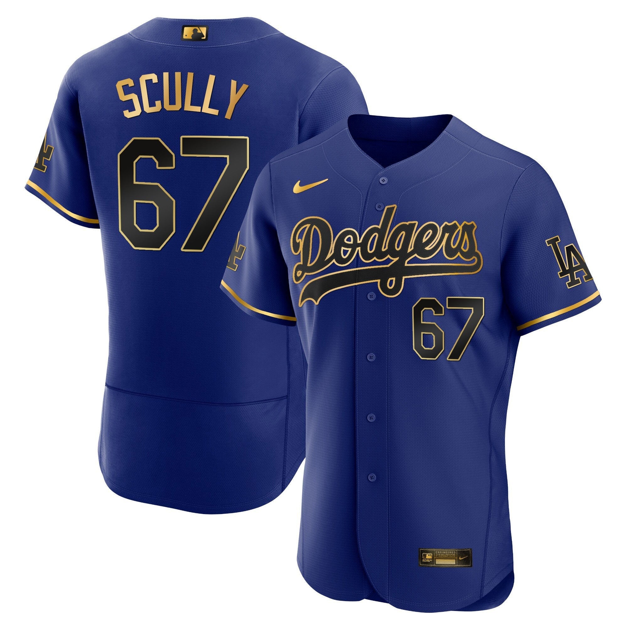 Men’s Los Angeles Flex Base Gold Jersey