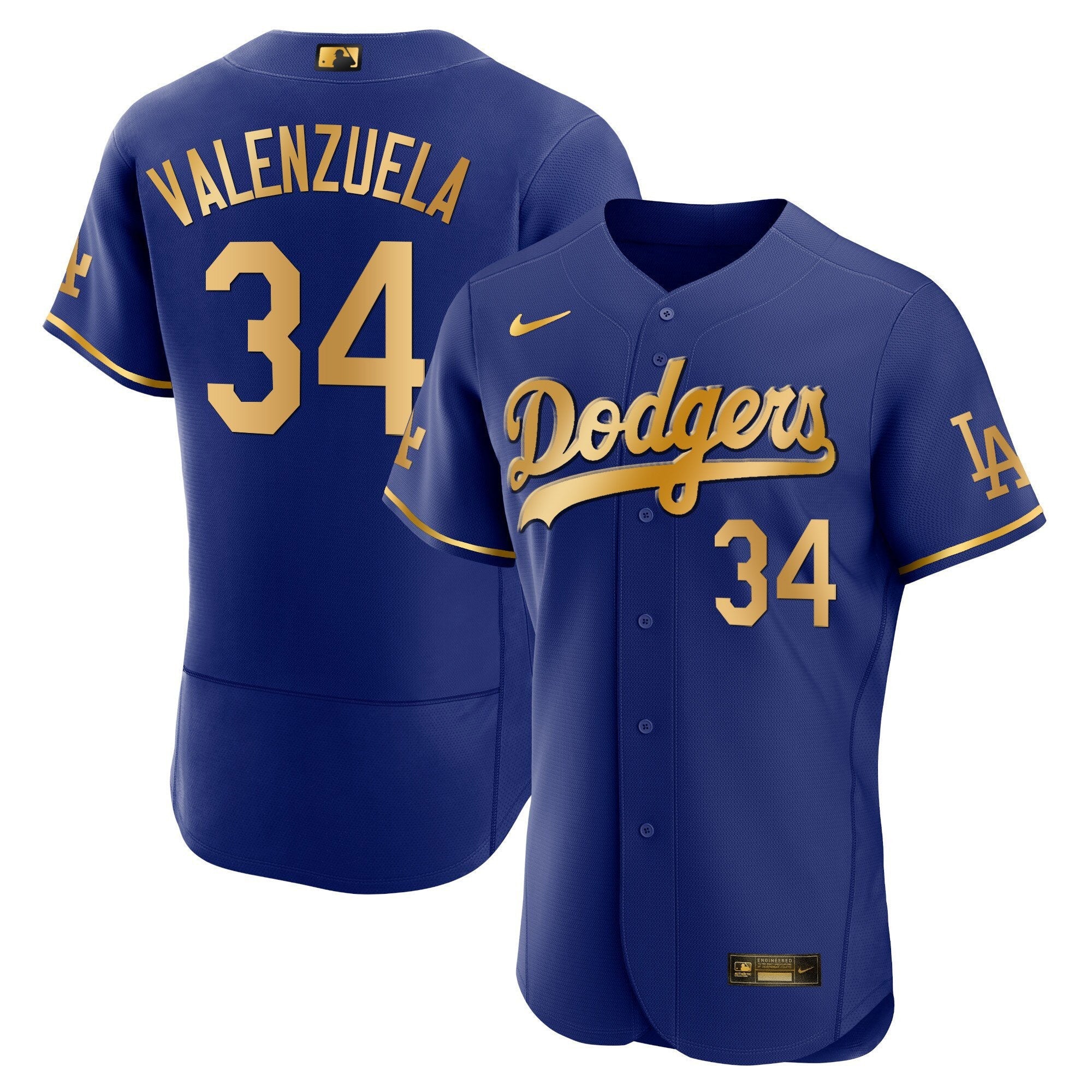 Men’s Los Angeles Flex Base Gold Jersey