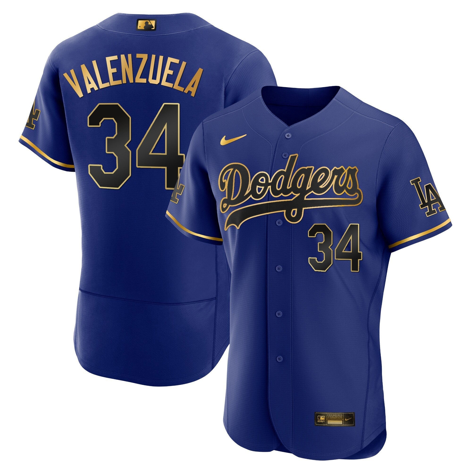 Men’s Los Angeles Flex Base Gold Jersey